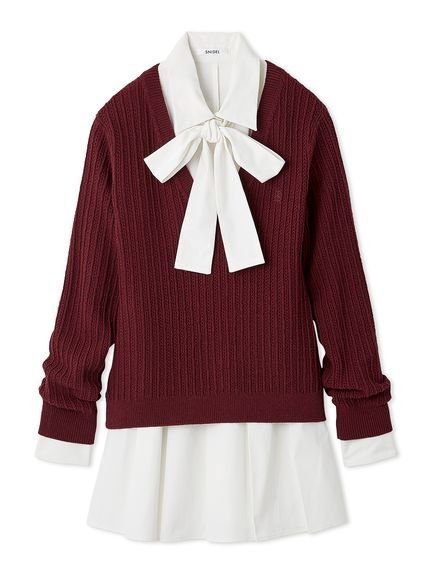 SNIDEL｜シャツコンビチュニック | Rakuten Fashion(楽天ファッション