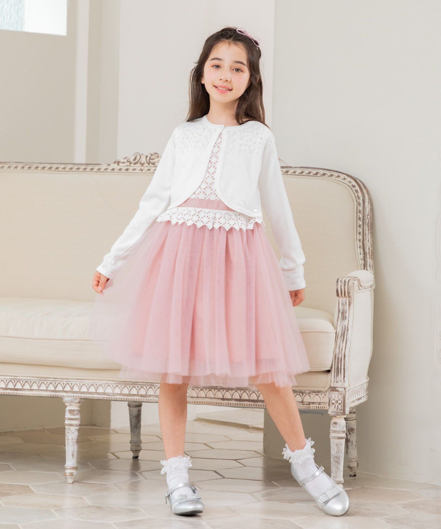 組曲｜【150-160cm】フラワーレース ドレス | Rakuten Fashion(楽天
