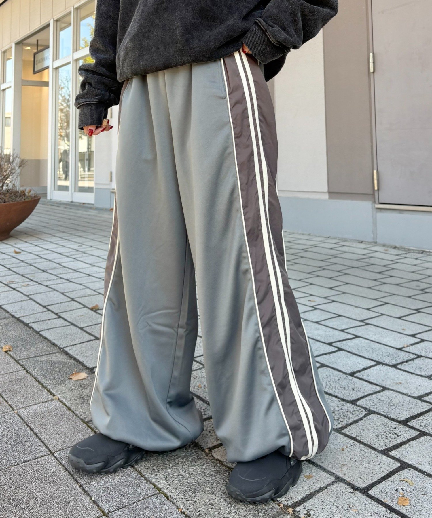 CIAOPANIC TYPY｜etsintaリメイクドロストワイドジャージパンツ