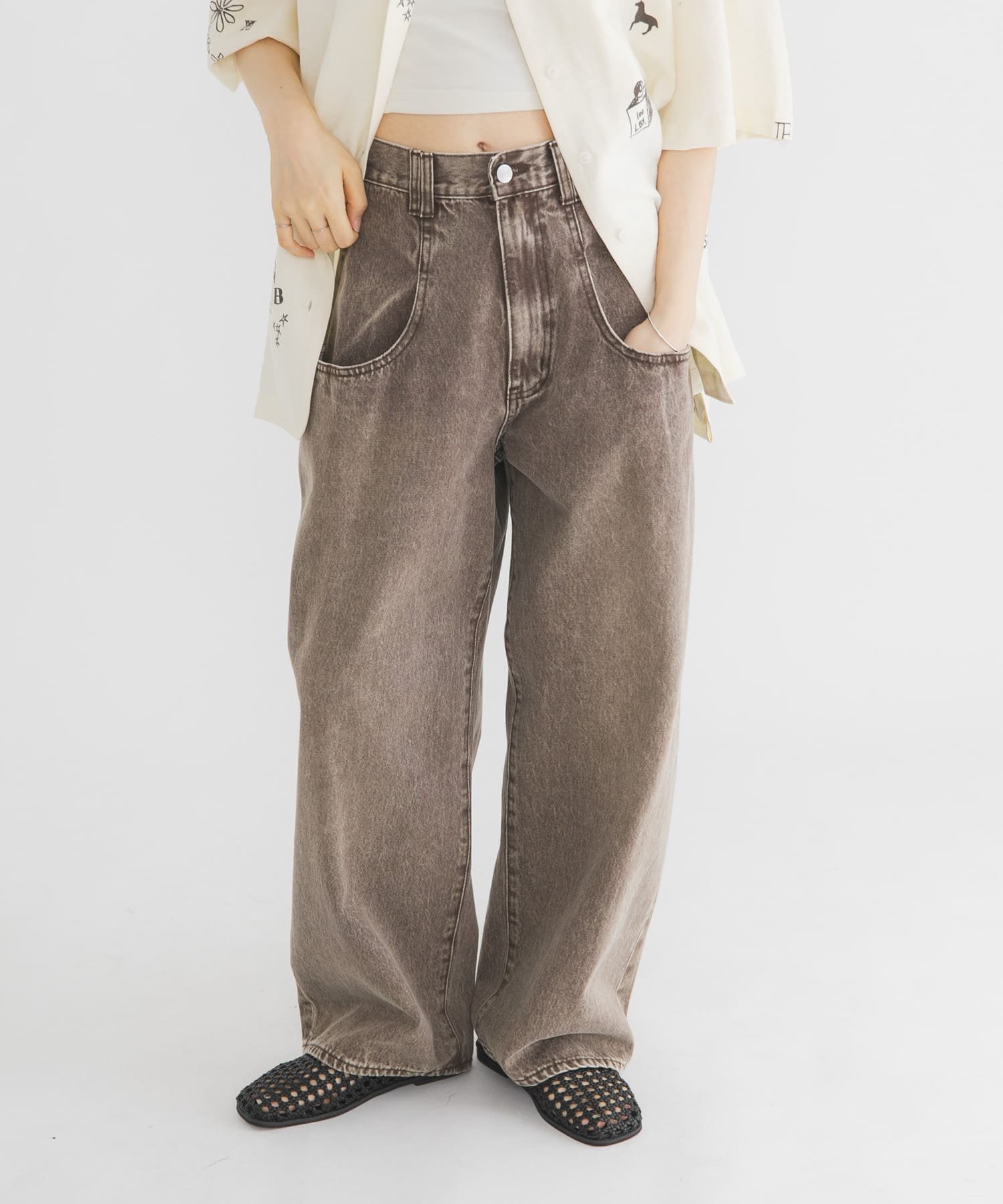 KBF｜『3サイズ展開』BIGポケットデザインデニム | Rakuten Fashion