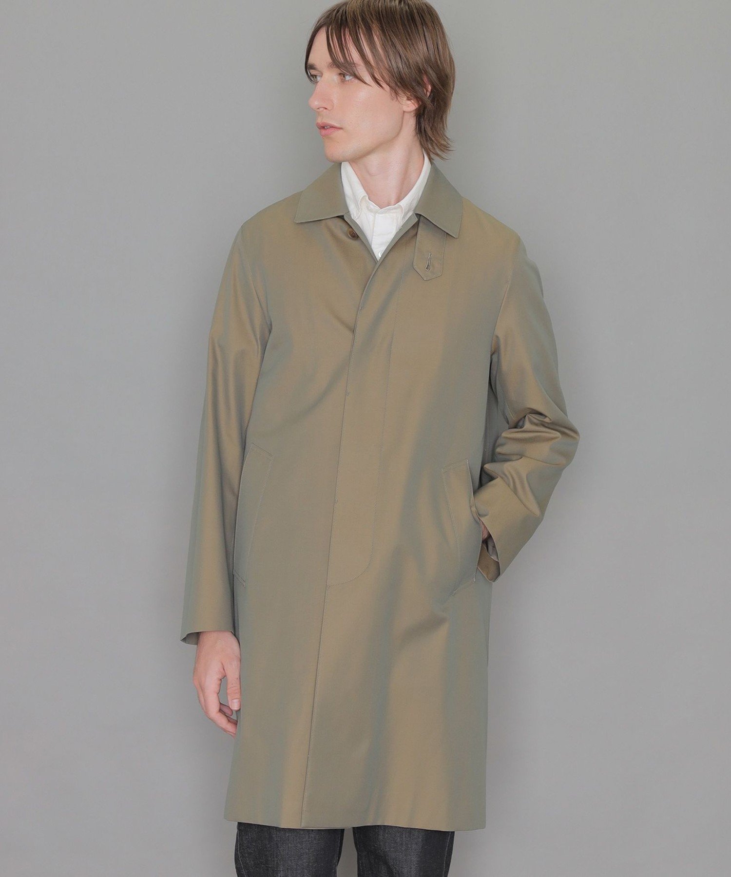 MACKINTOSH LONDON｜【LEON掲載】【DUNFORD】ギャバジンステンカラー