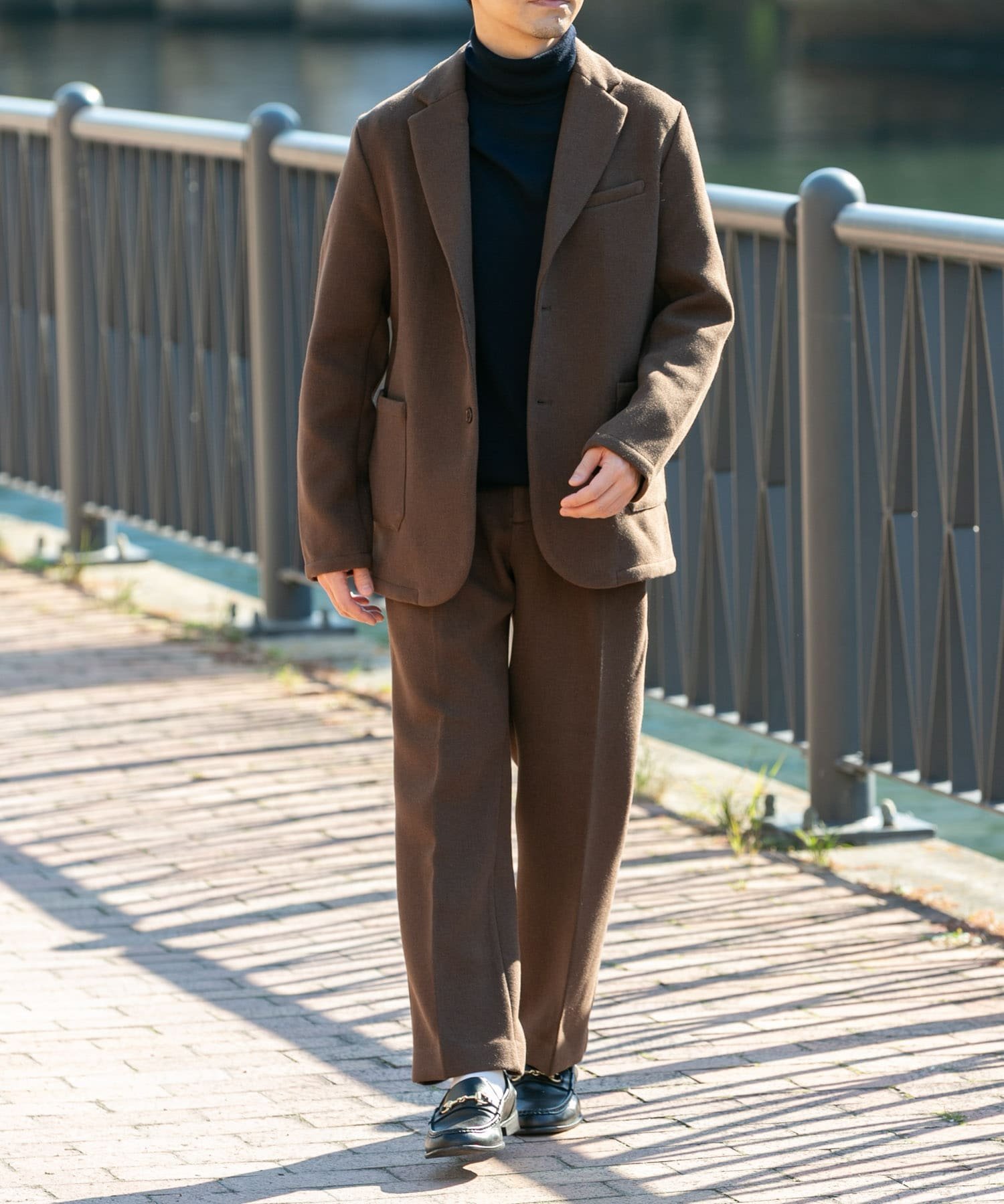 URBAN RESEARCH ROSSO｜『XLサイズあり』light meltonセットアップ