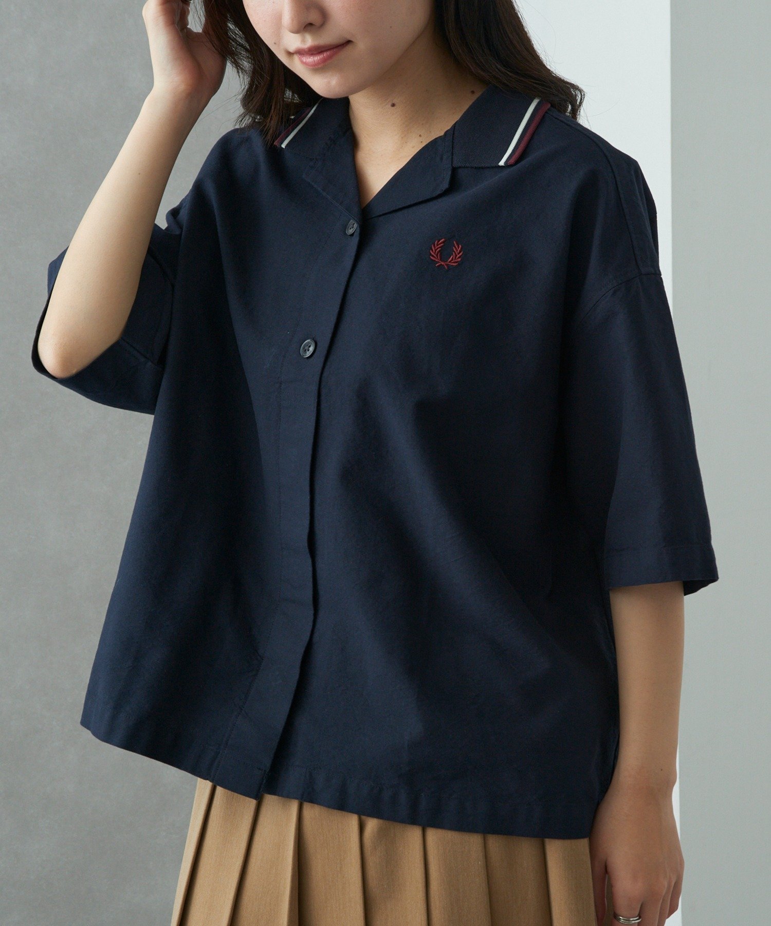 Cassette Chart｜FRED PERRY/TIPPED PLACKET DETAIL SHIRT G2177
