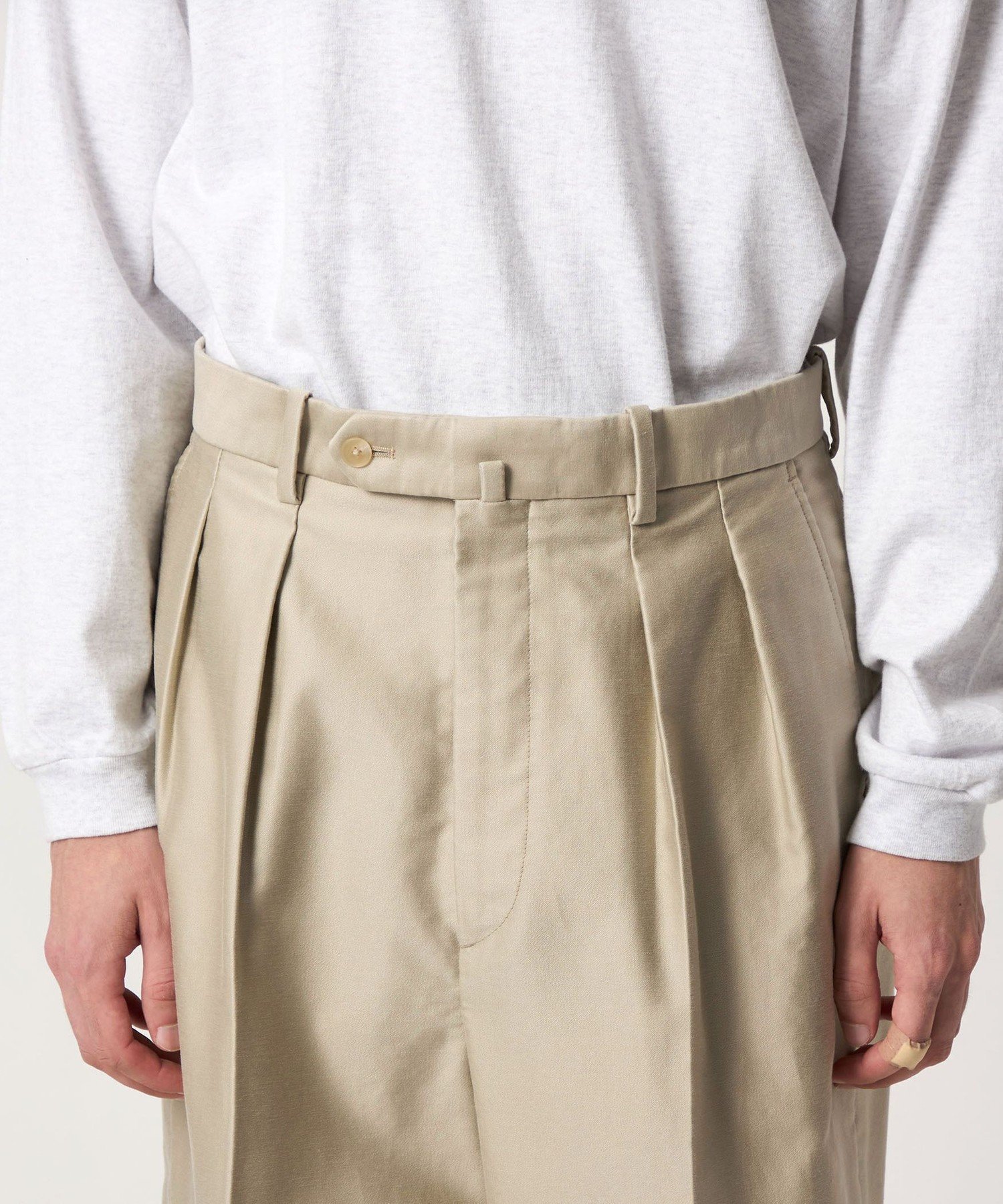 Steven Alan モールスキン トラウザーズ united arrows STEVEN ALAN（スティーブンアラン） スラックス カベ モールスキン