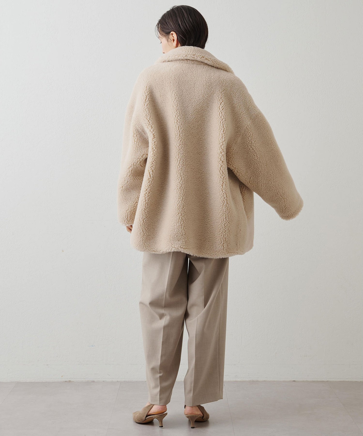 Whim Gazette｜【THE PAUSE】ボアダブルコート | Rakuten Fashion(楽天