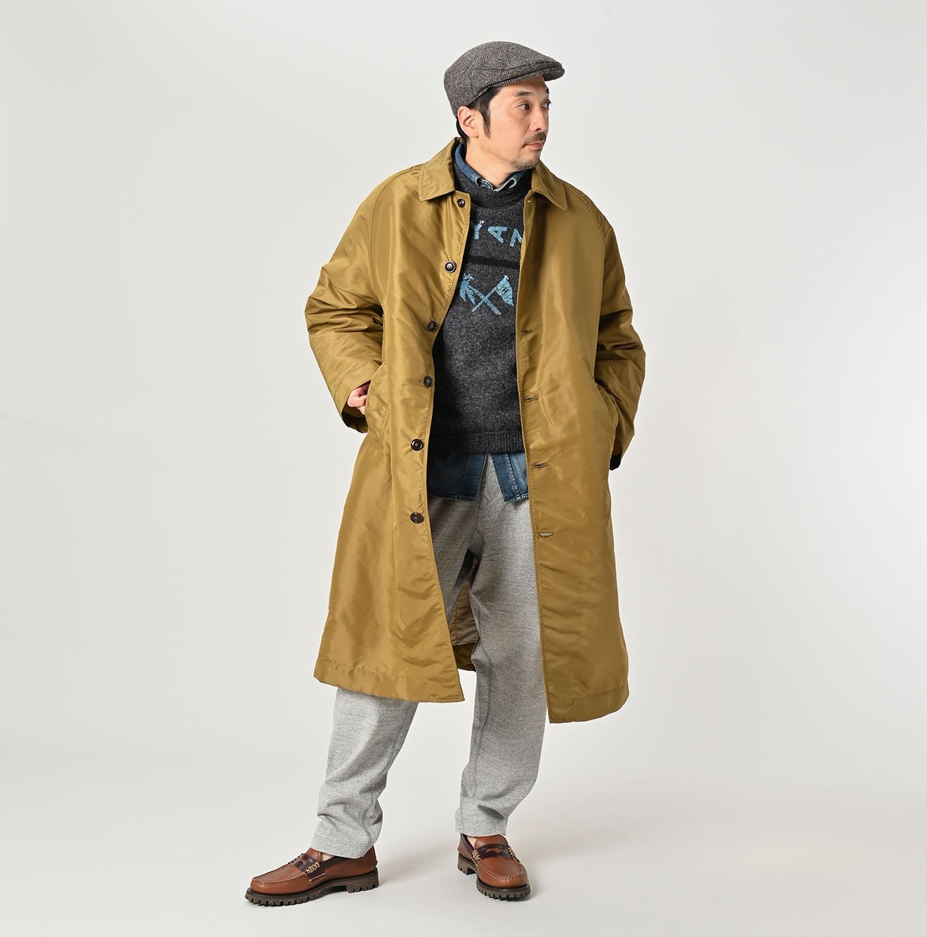 45R｜ナイロンの908ステンカラーコート | Rakuten Fashion(楽天