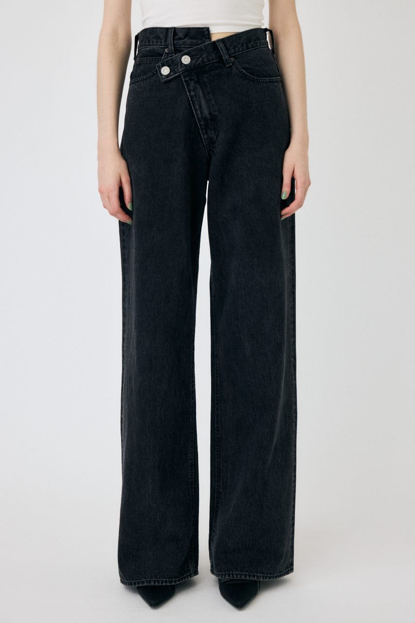 moussy｜CROSS WAIST WIDE ストレート | Rakuten Fashion(楽天