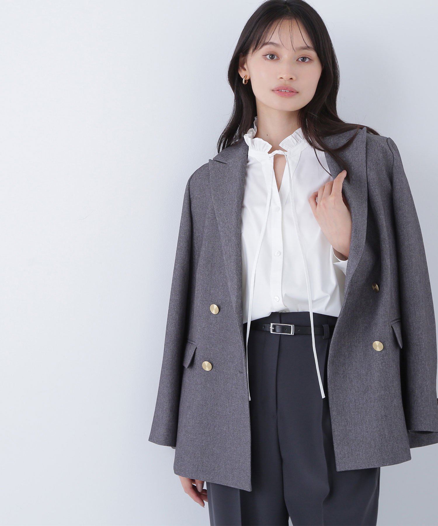 NATURAL BEAUTY BASIC｜ダブルブレストボクシージャケット | Rakuten