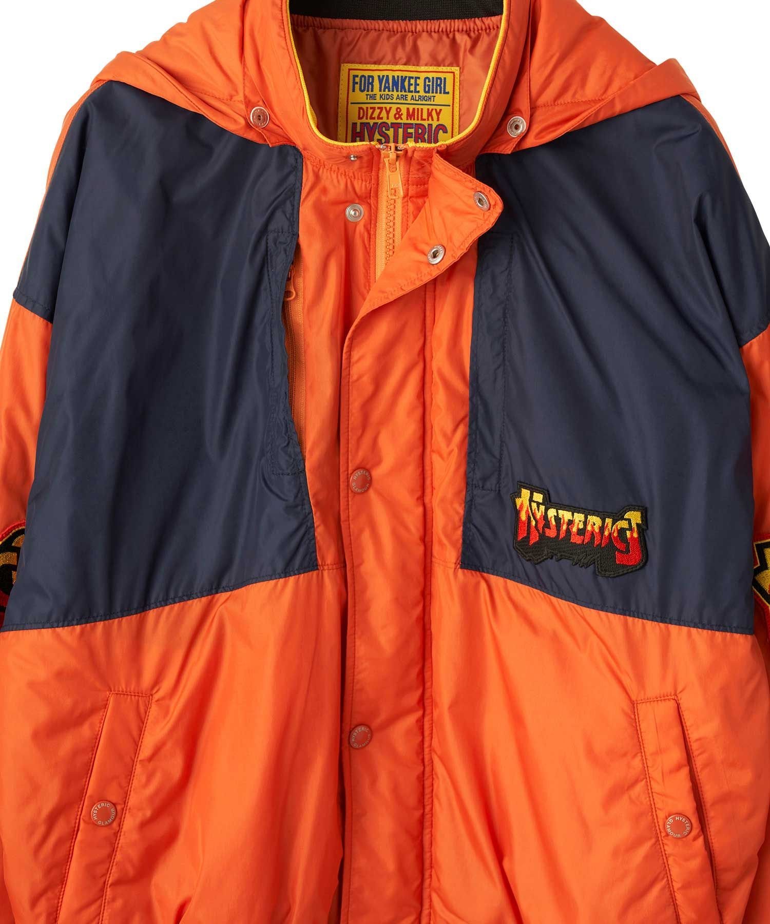 HYSTERIC GLAMOUR｜BAD ASS FIRE フードブルゾン | Rakuten Fashion