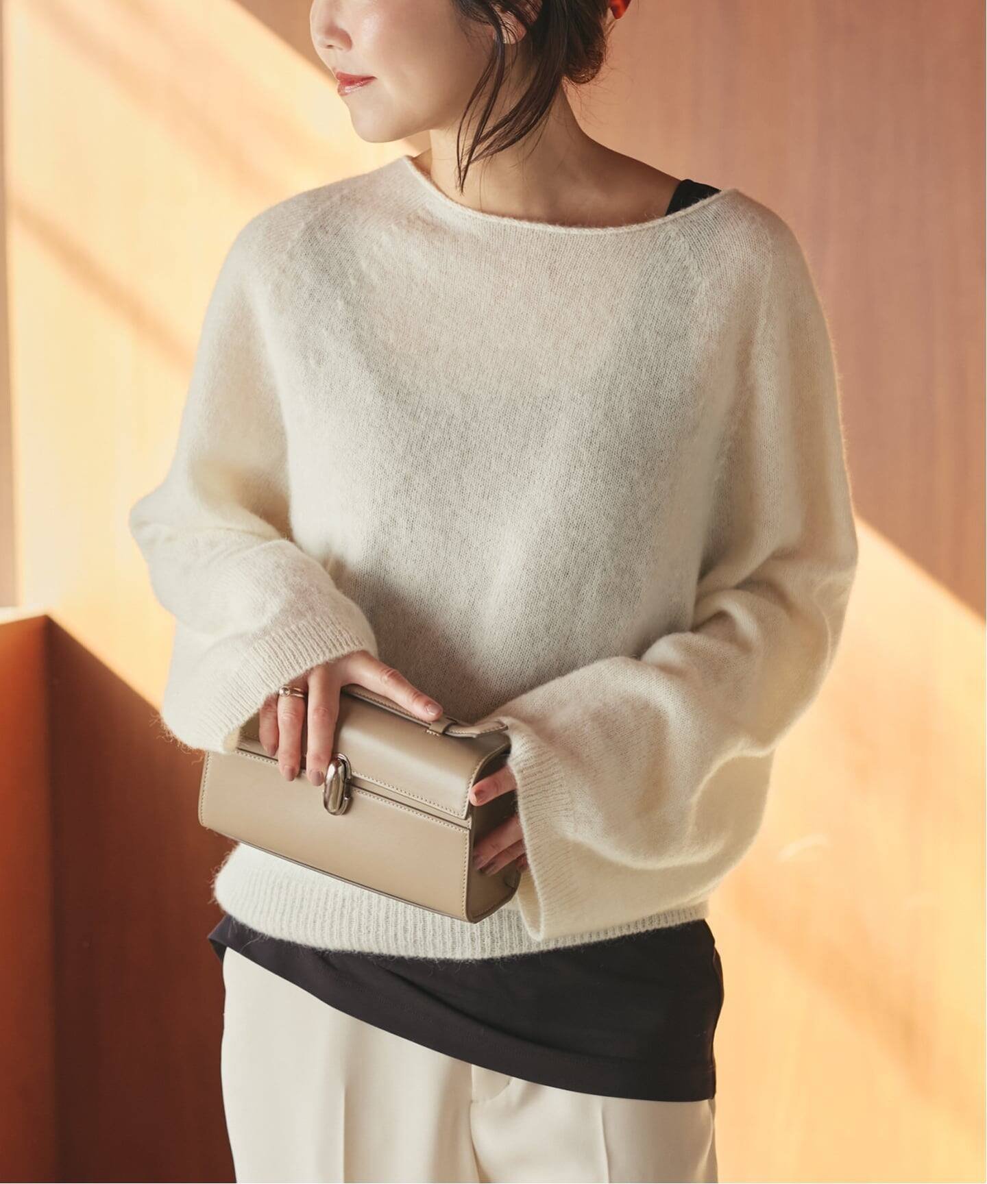 plage｜《追加》Baby Alpaca ラグラン プルオーバー | Rakuten Fashion