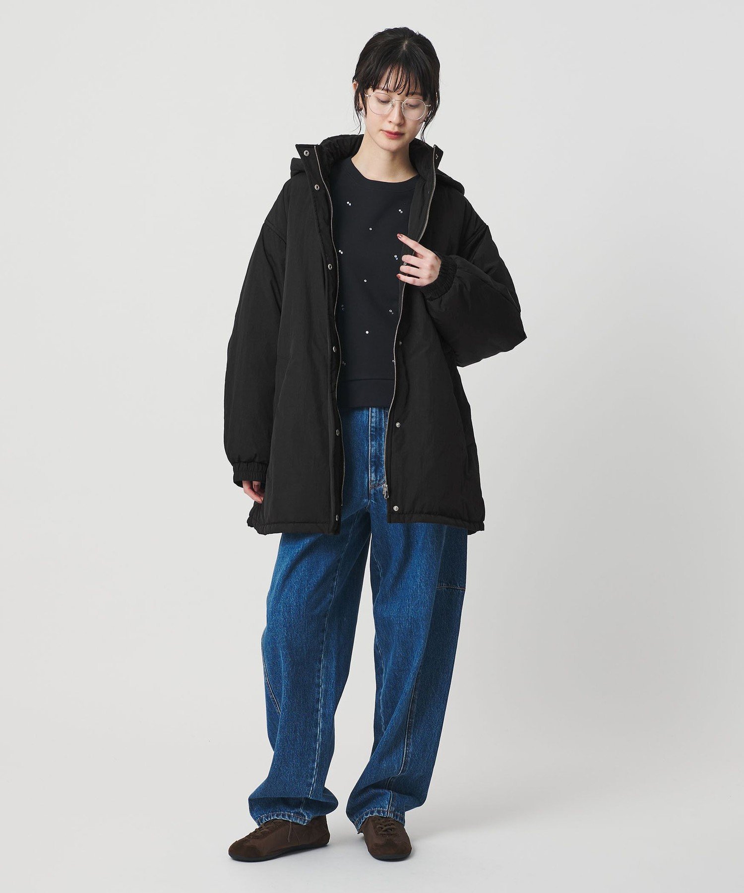 BEAUTY&YOUTH UNITED ARROWS｜ナイロン パフ フードブルゾン | Rakuten