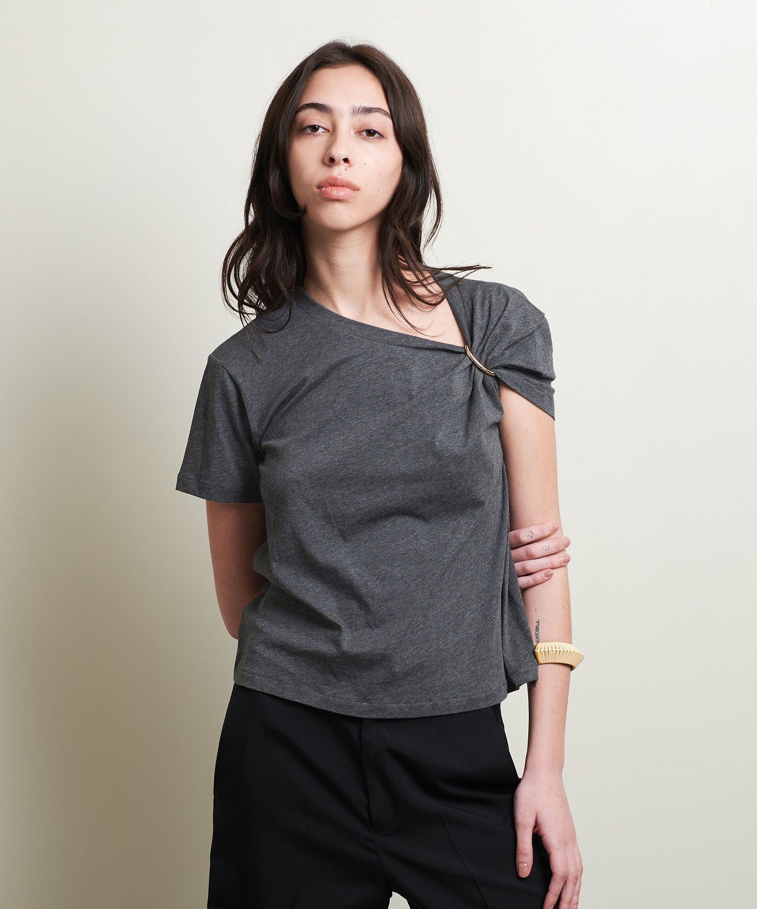 ＜6(ROKU)＞ビスチェ トップス グレー BEAUTY&YOUTH UNITED ARROWS｜<6(ROKU)>ビスチェ トップス グレー