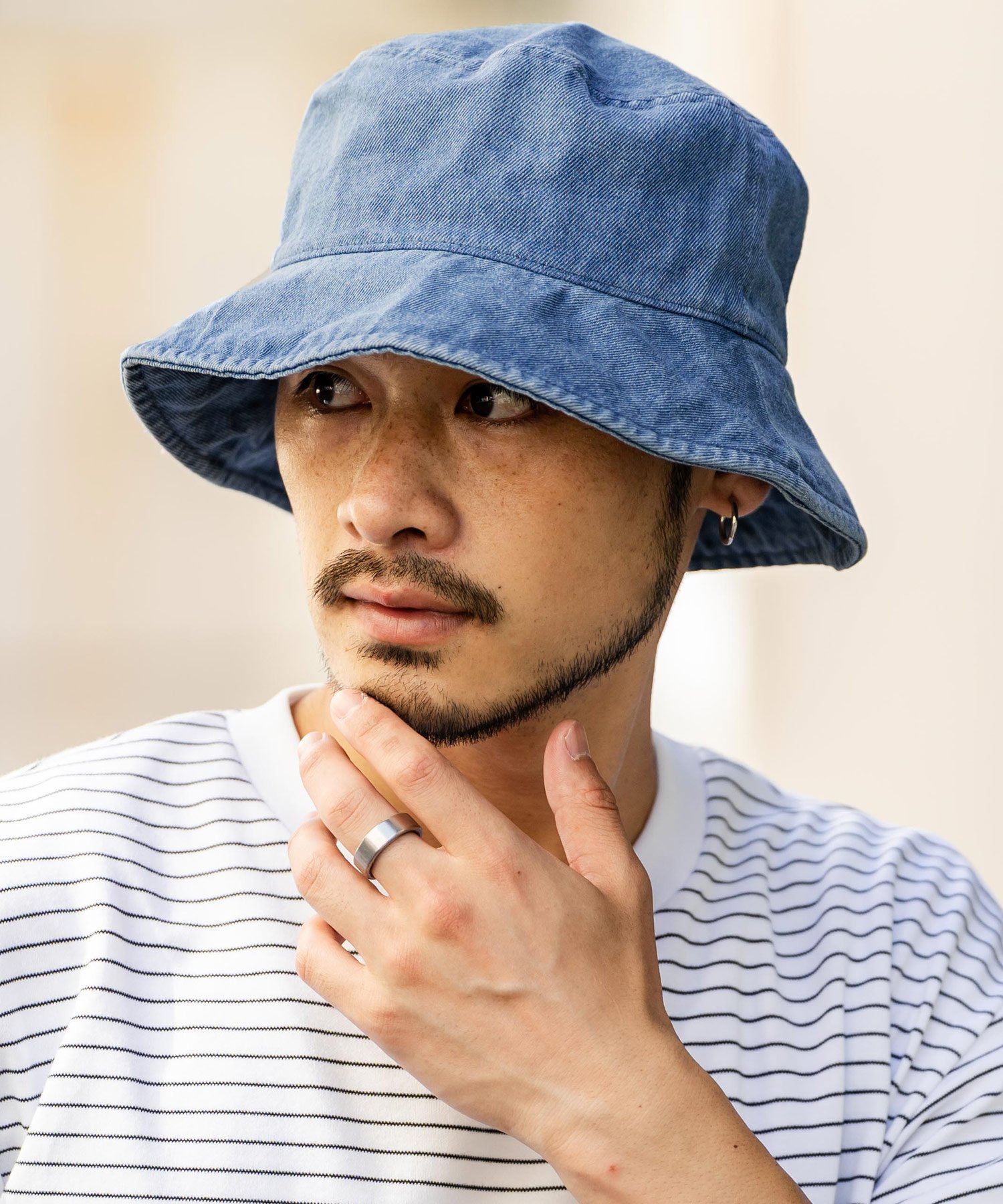 Rocky Monroe｜NEWHATTAN Bucket Hat denim デニムバケットハット