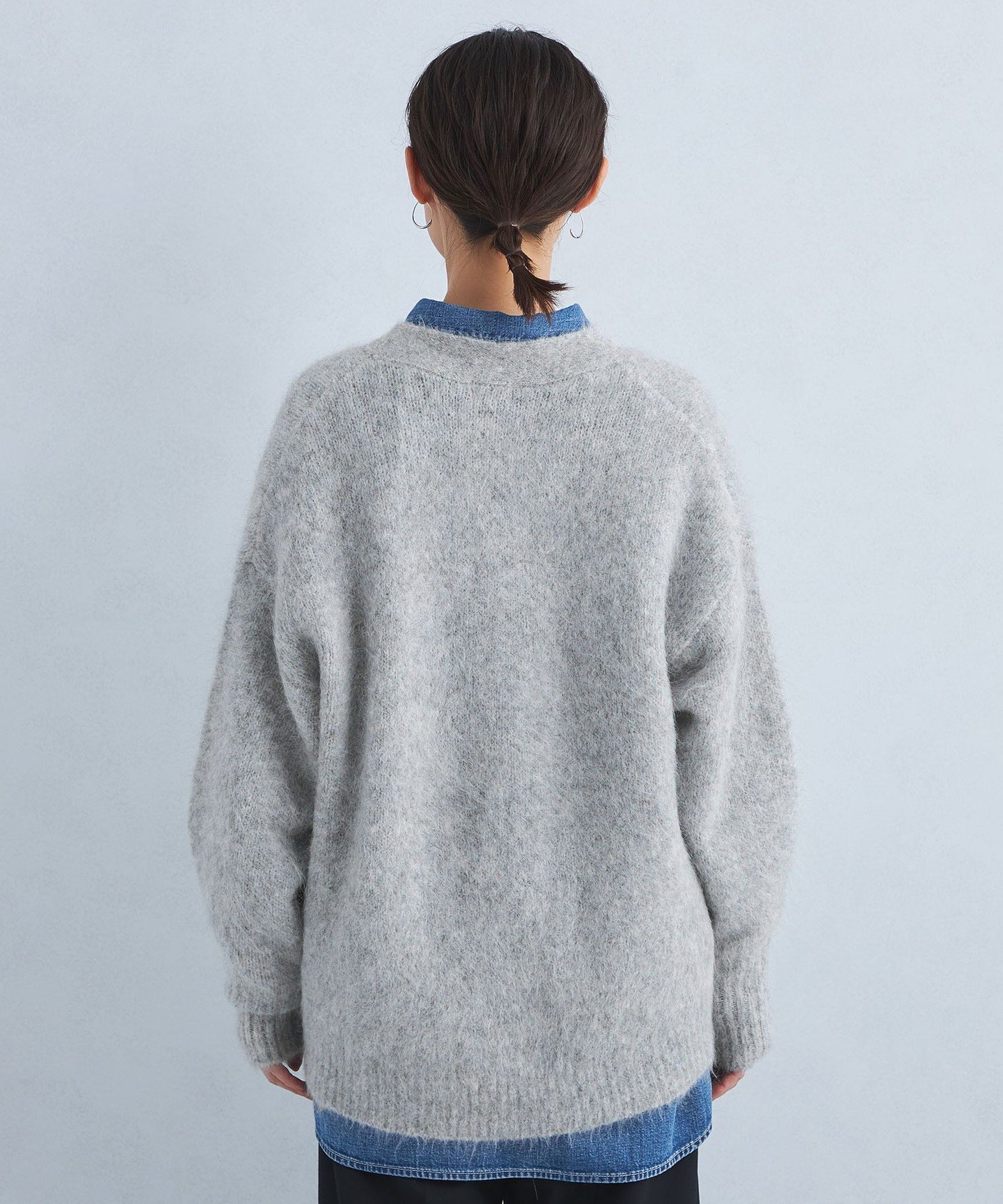 UNITED ARROWS LTD. OUTLET｜アルパカシャギー Vネックカーディガン