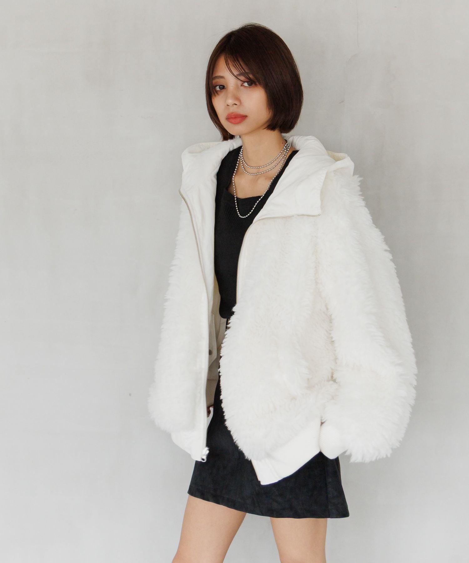 PAGEBOY｜リバーシブルファーN2B | Rakuten Fashion(楽天ファッション