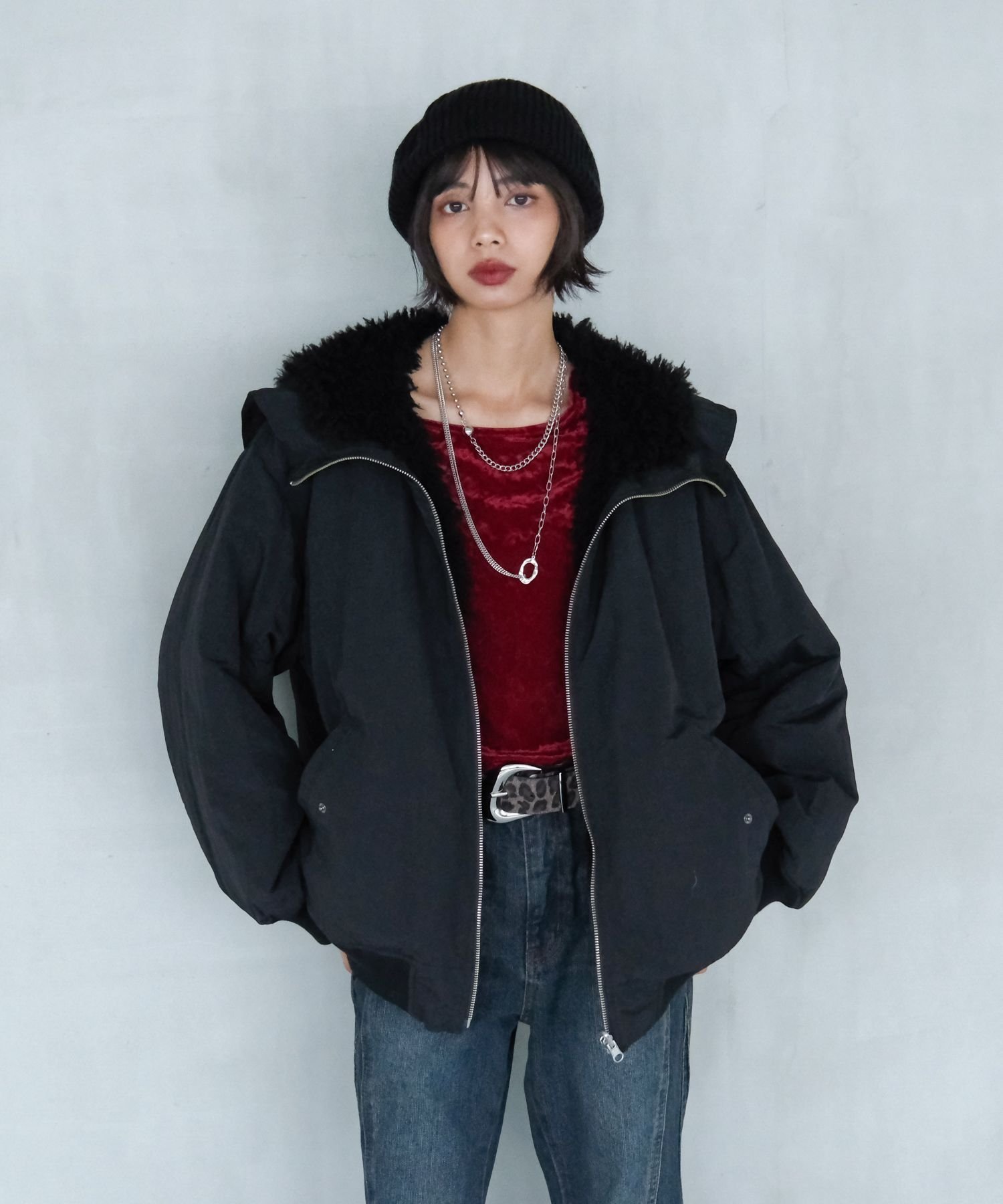PAGEBOY｜リバーシブルファーN2B | Rakuten Fashion(楽天ファッション