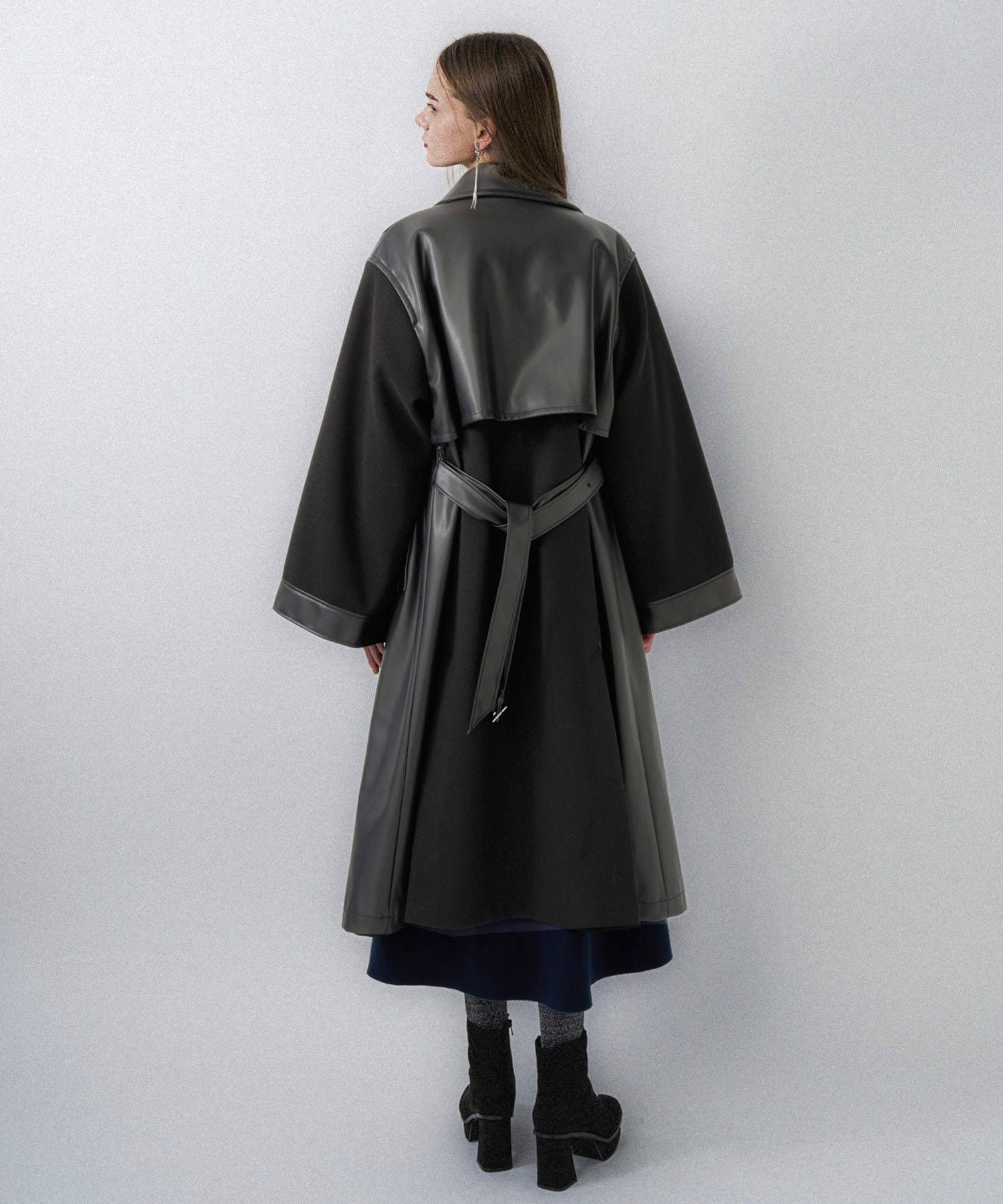 HARE｜ウーリーテックフェイクレザーキリカエトレンチコート | Rakuten