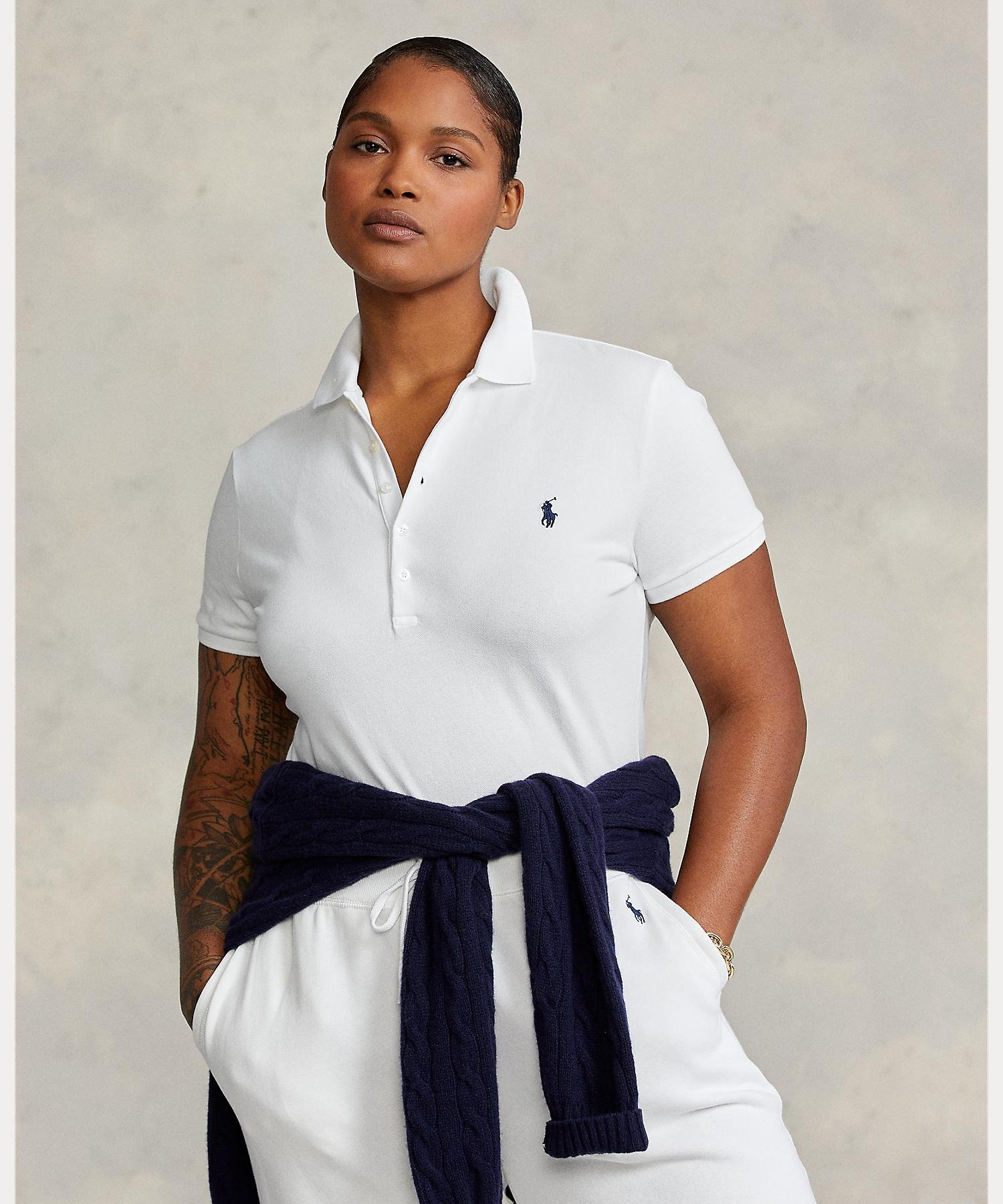 RALPH LAUREN｜スリム フィット ストレッチ ポロシャツ | Rakuten