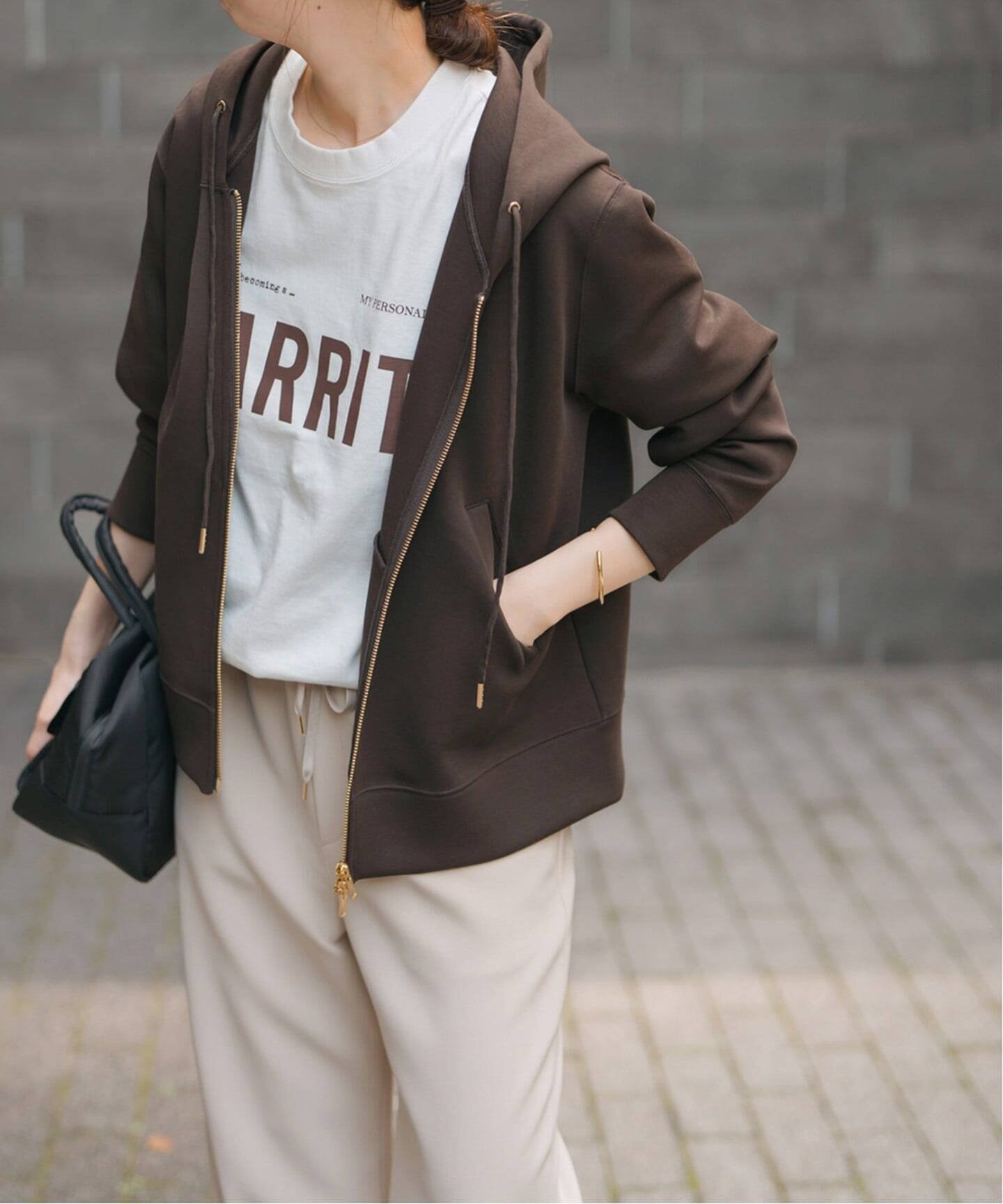 Spick & Span｜《WEB限定 / 追加3》ストレッチジップフードパーカー