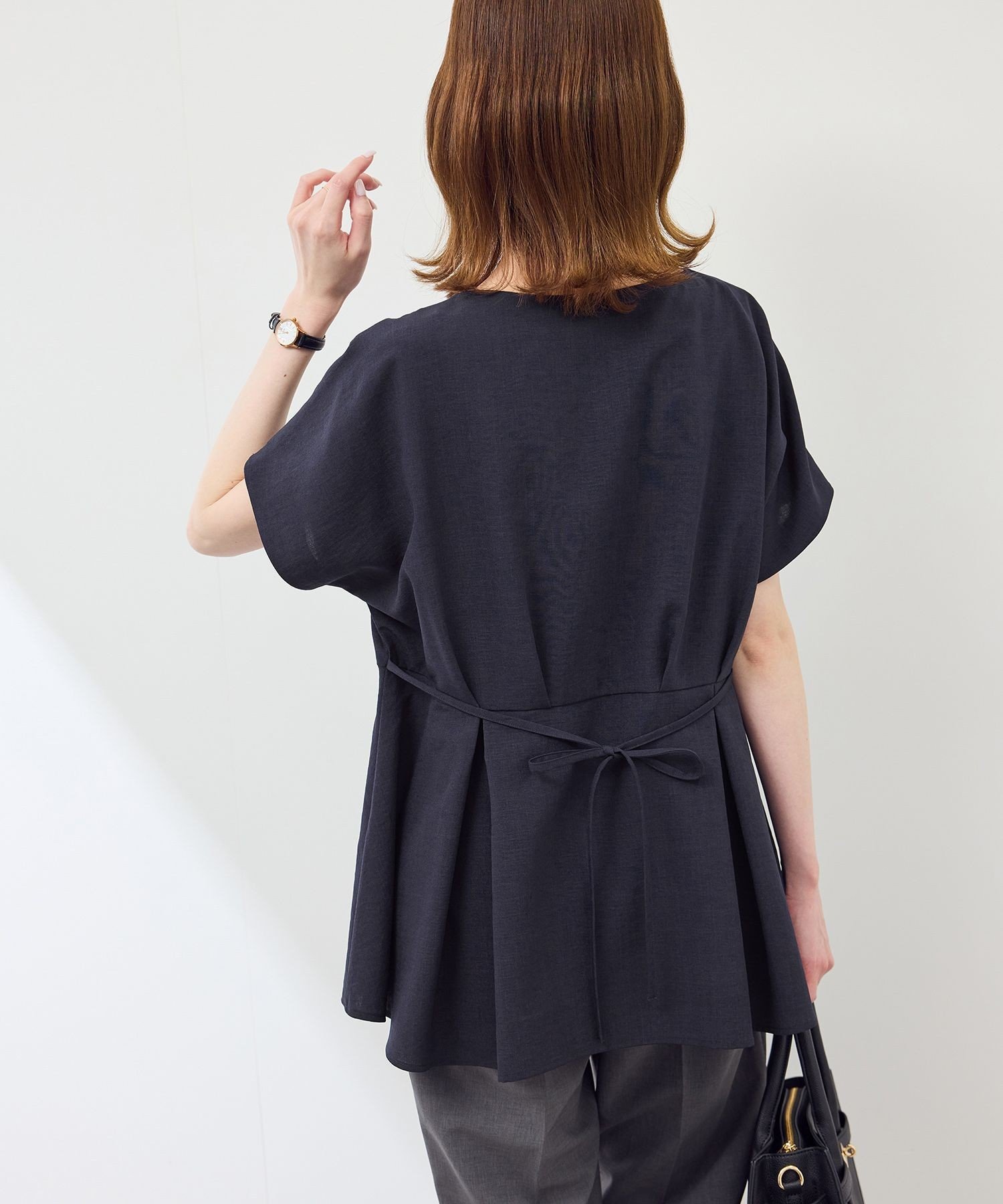 ROPE' PICNIC｜【接触冷感】ハートネックペプラムブラウス | Rakuten