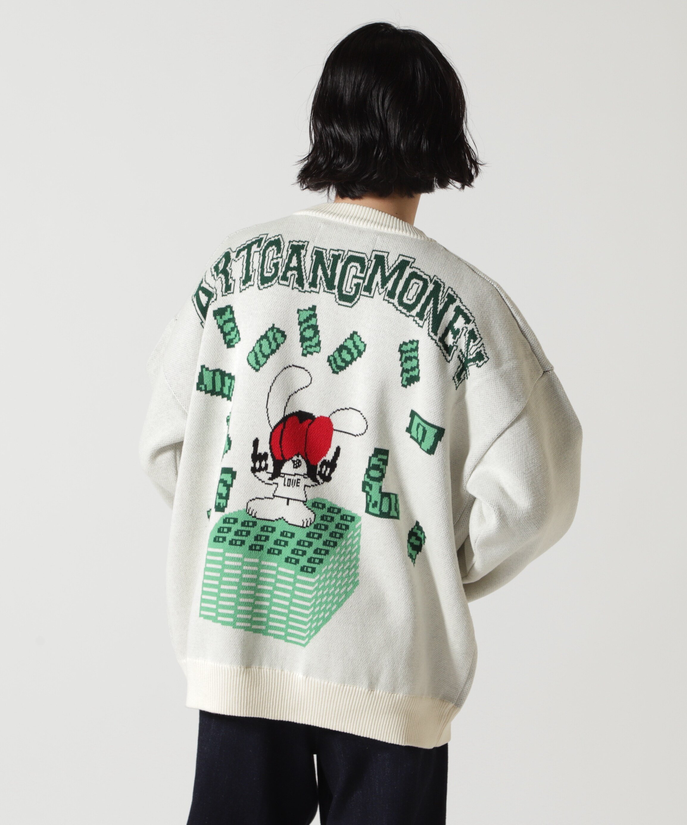 LHP｜SKOLOCT×WHITELAND/スコロクト×ホワイトランド/DOLLAR PULL KNIT