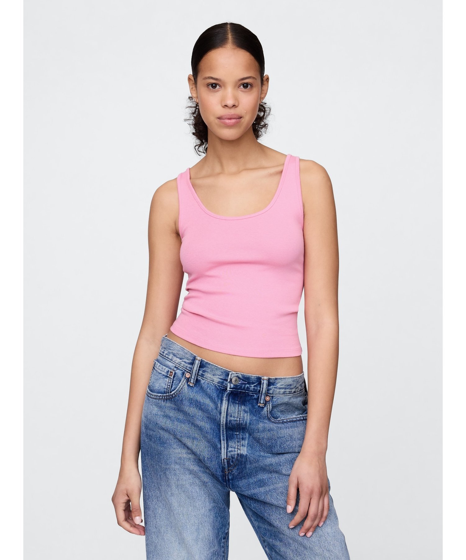 GAP｜(W)モダン クロップド タンクトップ | Rakuten Fashion(楽天