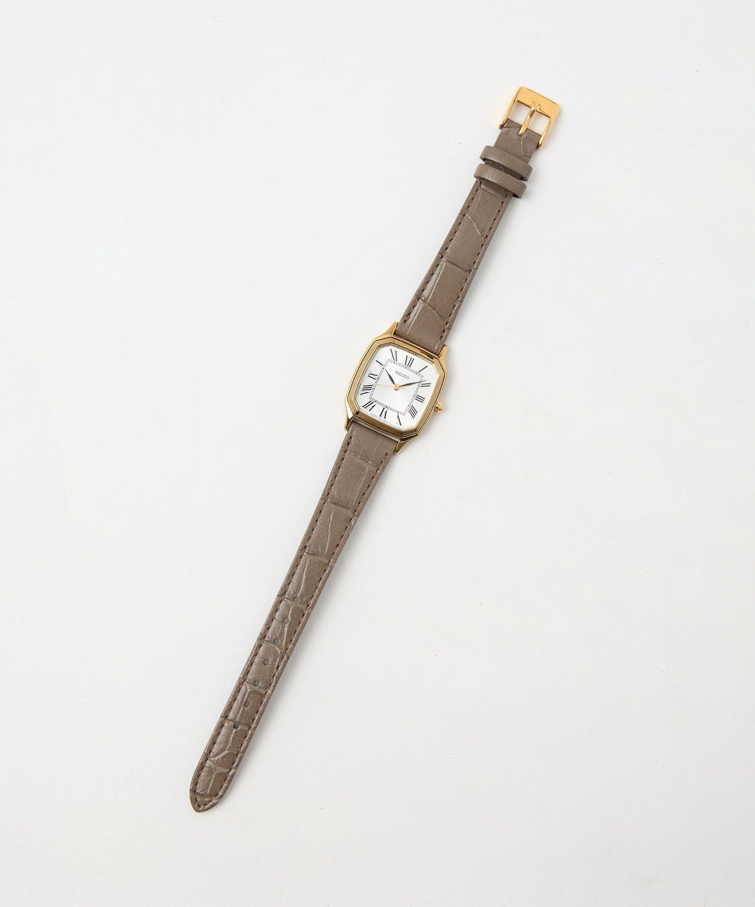 ユナイテッドアローズ　レディース　スクエア　腕時計　2点 別注】＜SEIKO＞スクエア レザー 腕時計2 （腕時計）｜UNITED ARROWS