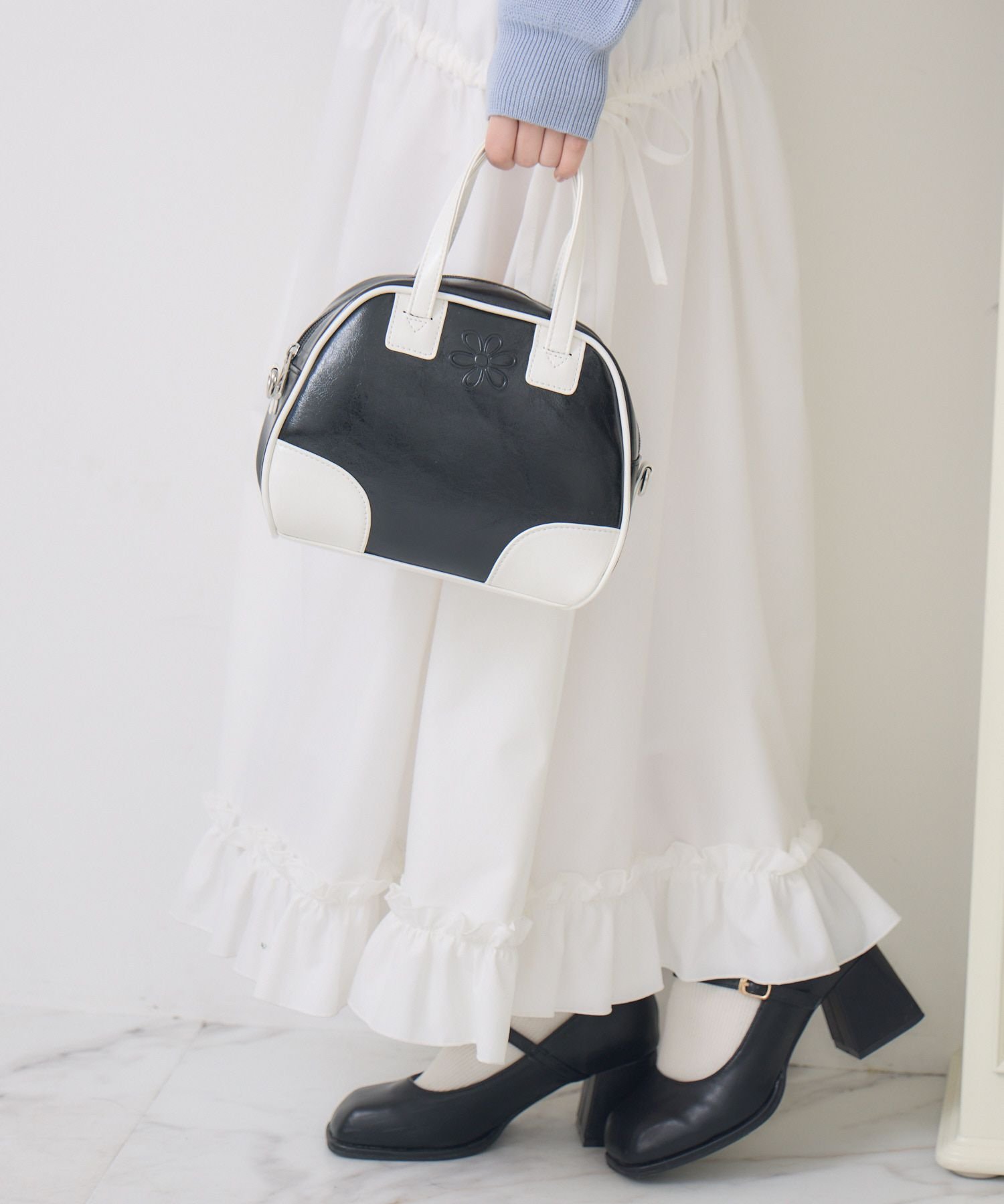 RETRO GIRL｜バイカラーミニボストン | Rakuten Fashion(楽天