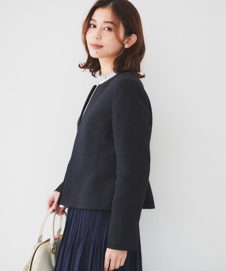UNTITLED｜【通勤】ツイード ペプラムジャケット | Rakuten Fashion