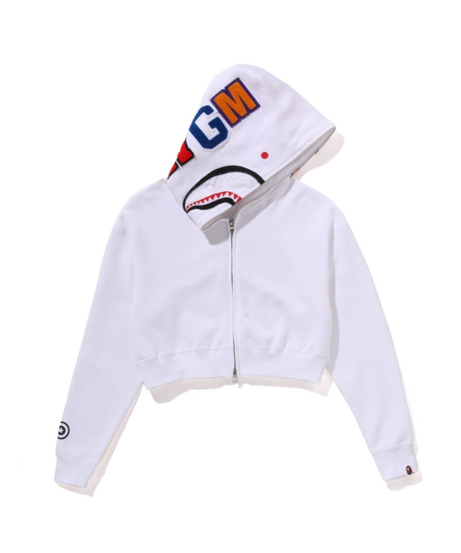 A BATHING APE｜SHARK CROPPED FULL ZIP HOODIE | Rakuten Fashion