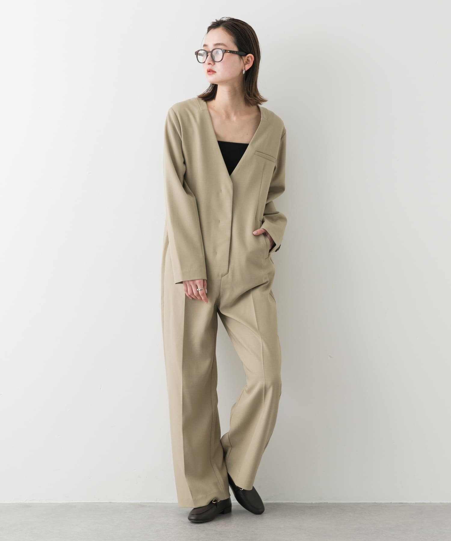 SENSE OF PLACE｜テーラードジャンプスーツ | Rakuten Fashion(楽天