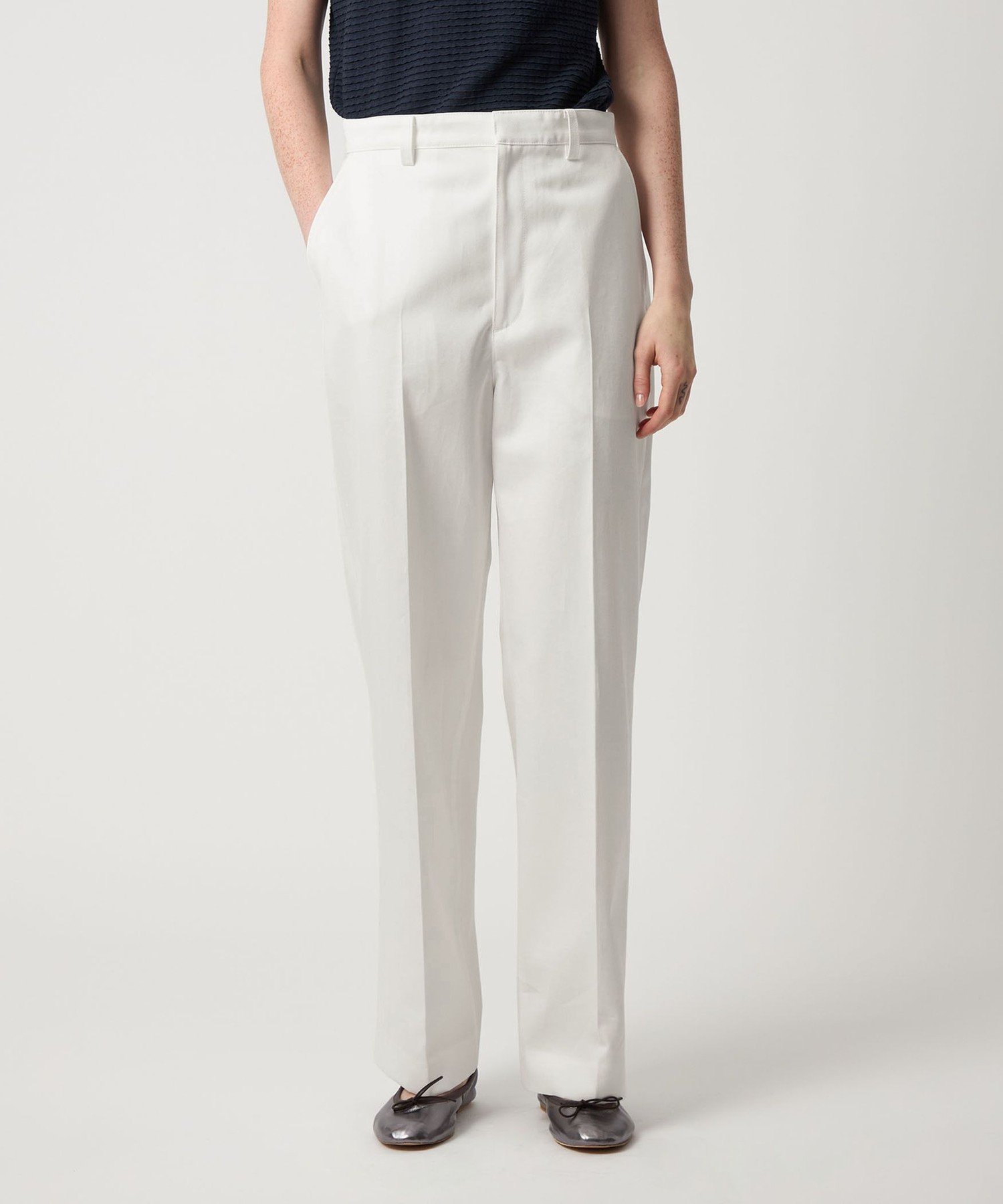 Steven Alan チノ ツータック スラックス トラウザーズ Lサイズ STEVEN ALAN（スティーブンアラン） スラックス ドリル インツー
