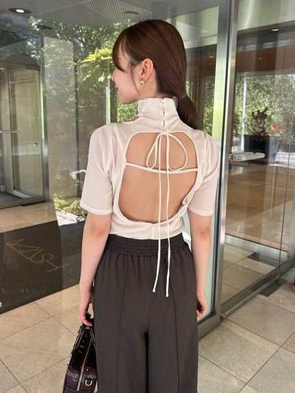 SNIDEL｜フロッキーチュールカットプルオーバー | Rakuten Fashion