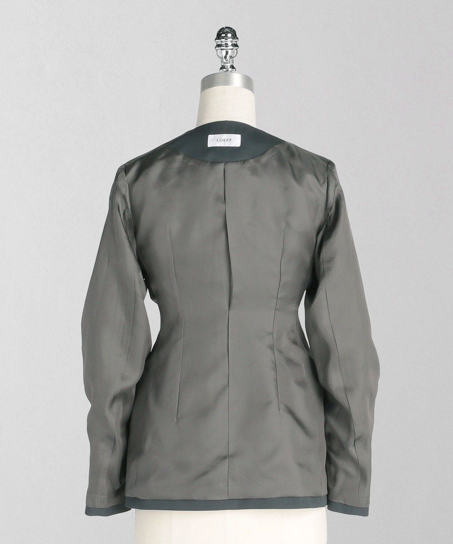 LOEFF（ロエフ）ウールギャバ カーブ ジャケット UNITED ARROWS LTD. OUTLET｜<LOEFF>ウール ギャバ カーブ ノーカラー