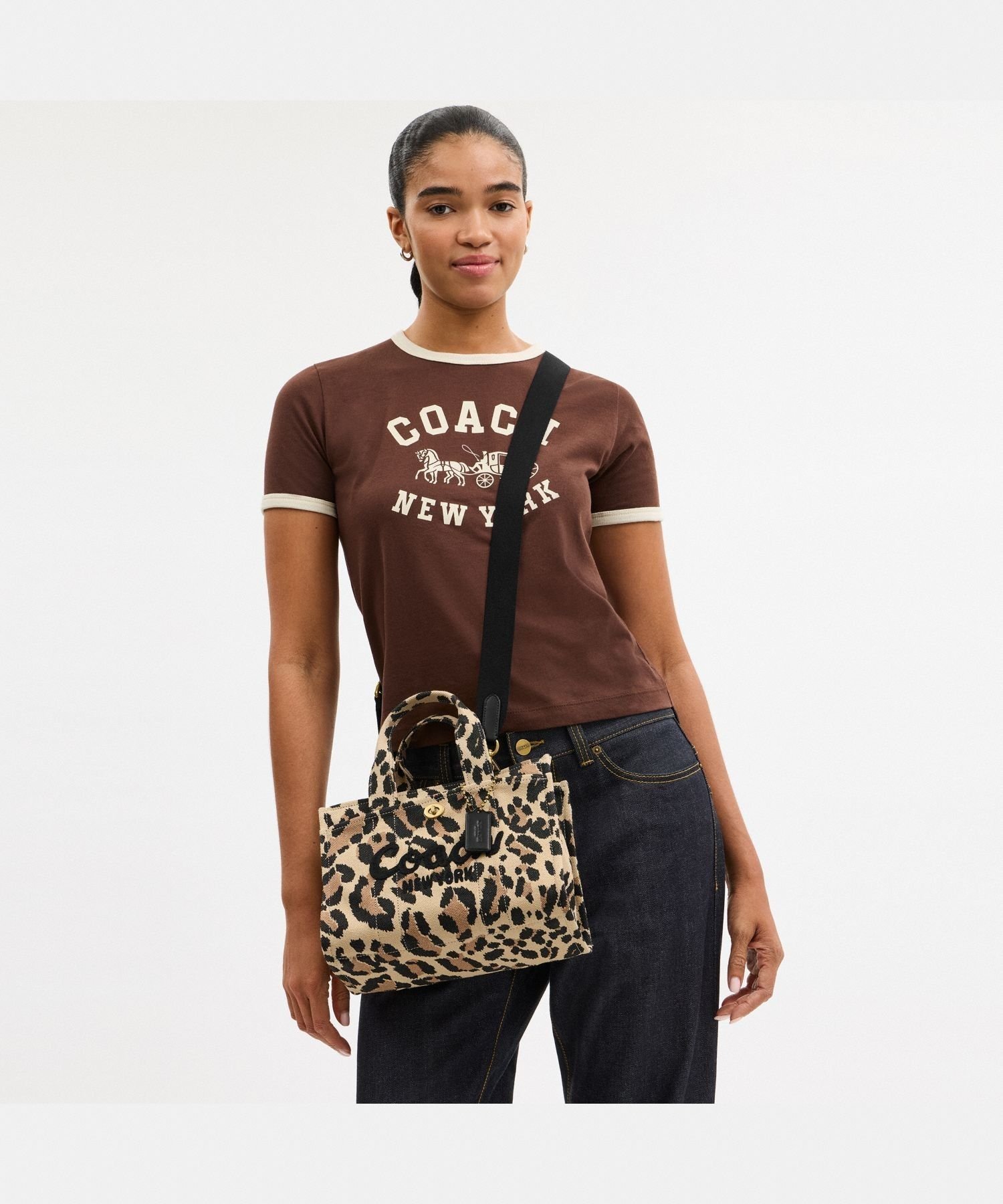 COACH｜【公式】カーゴ トート 26・レオパード プリント | Rakuten
