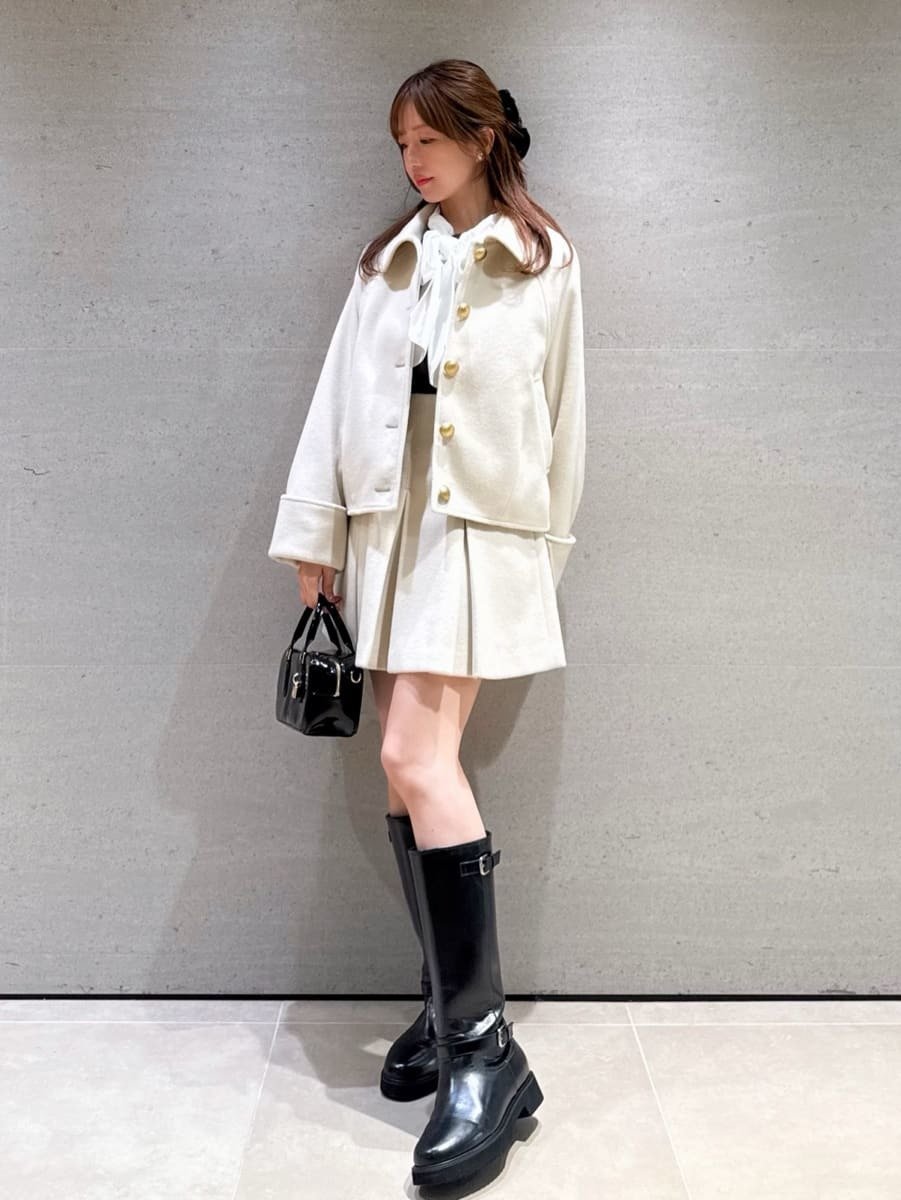 SNIDEL｜ウエストリブプリーツミニスカート | Rakuten Fashion(楽天