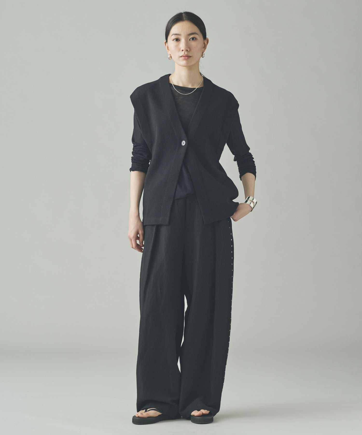 Curensology｜マスキュリンニットベスト | Rakuten Fashion(楽天