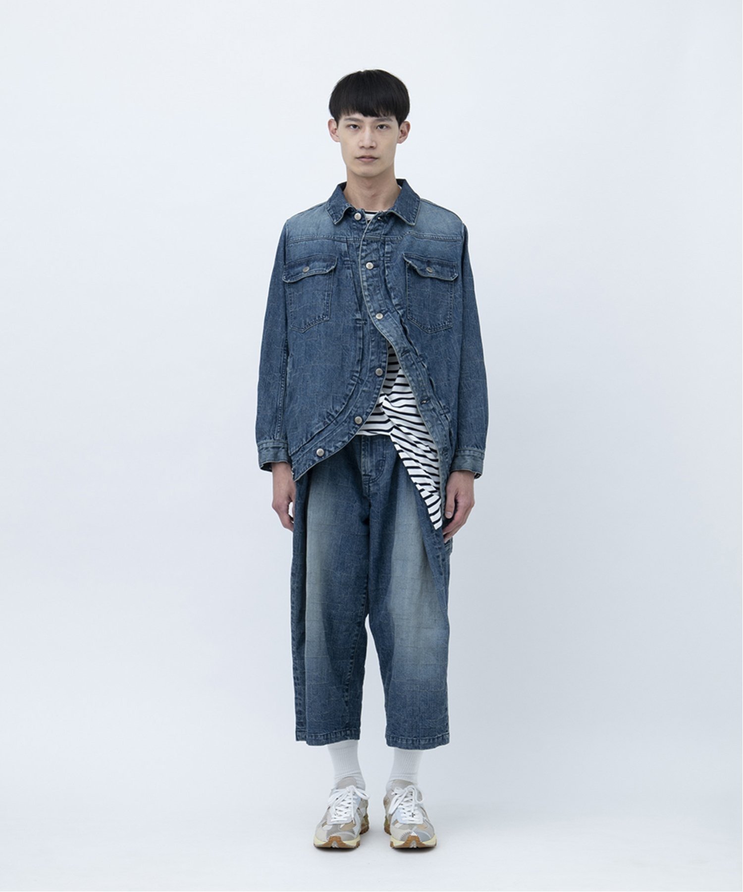 ANREALAGE｜BALL AZ WASH DENIM JACKET | Rakuten Fashion(楽天