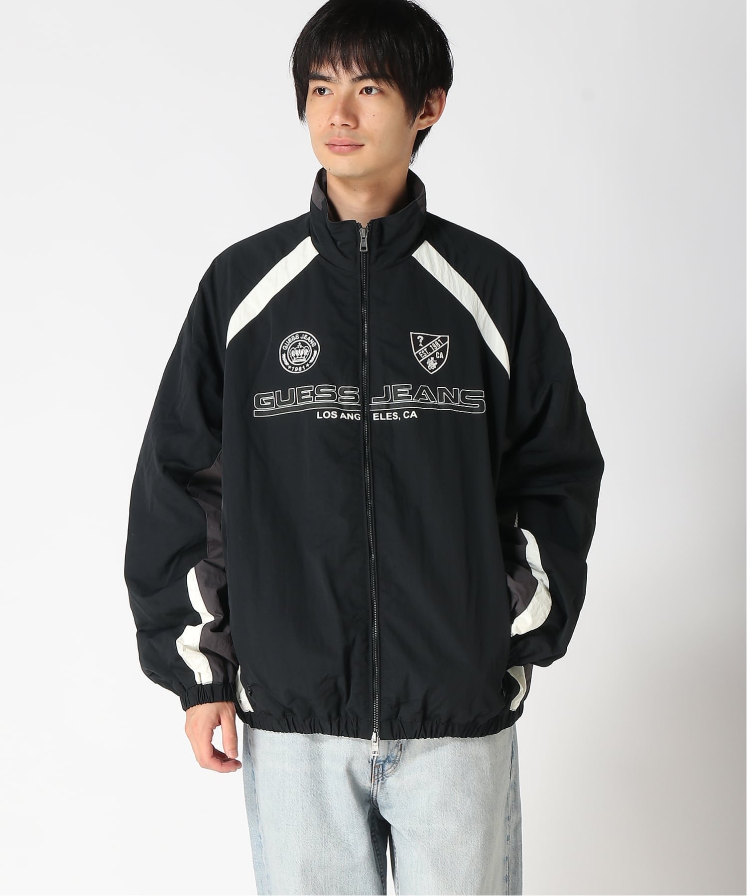 GUESS｜GUESS JEANS ナイロンジャケット (M)Winbreaker Jacket