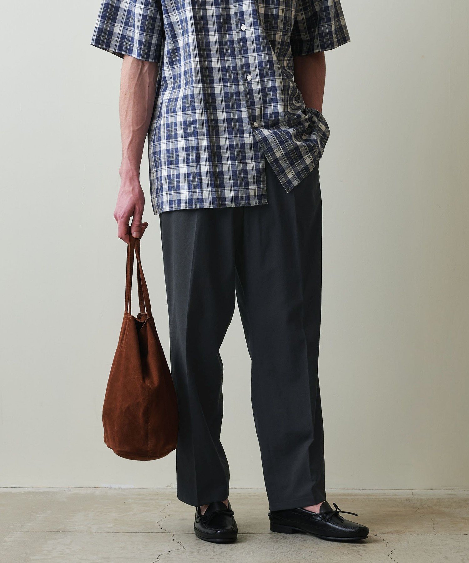 Steven Alan アウトツープリーツ スラックス Steven Alan（スティーブンアラン）の「＜Steven Alan＞ アウトツー
