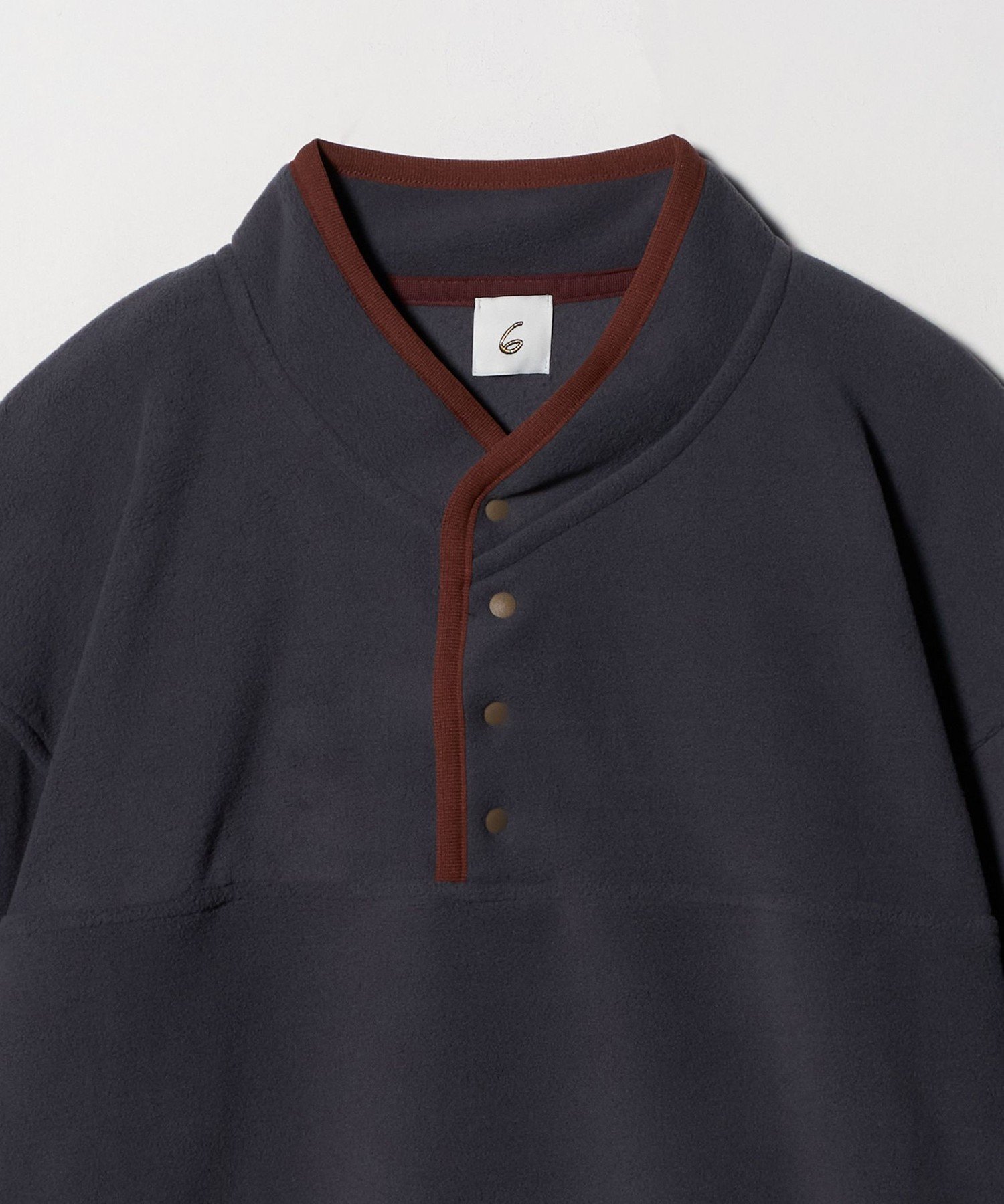 6(ROKU)フリース プルオーバー　新品未使用　タグ付き BEAUTY&YOUTH UNITED ARROWS｜<6(ROKU)>フリース プルオーバー