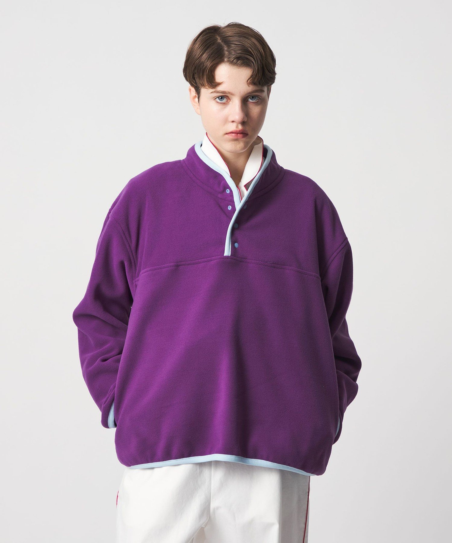6 roku のフリースブルゾン BEAUTY&YOUTH UNITED ARROWS｜<6(ROKU)>フリース プルオーバー