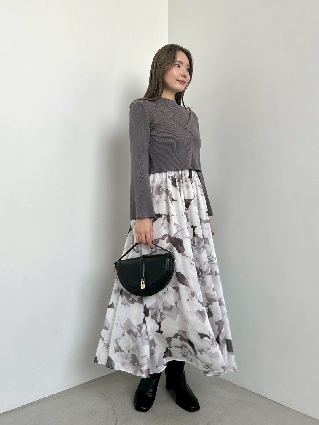 SNIDEL｜ノースリニットドッキングワンピース | Rakuten Fashion(楽天