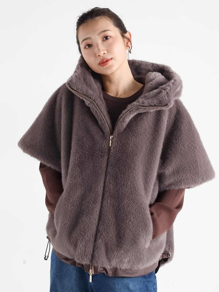 Vin｜ミンクライクフェイクファーコート | Rakuten Fashion(楽天