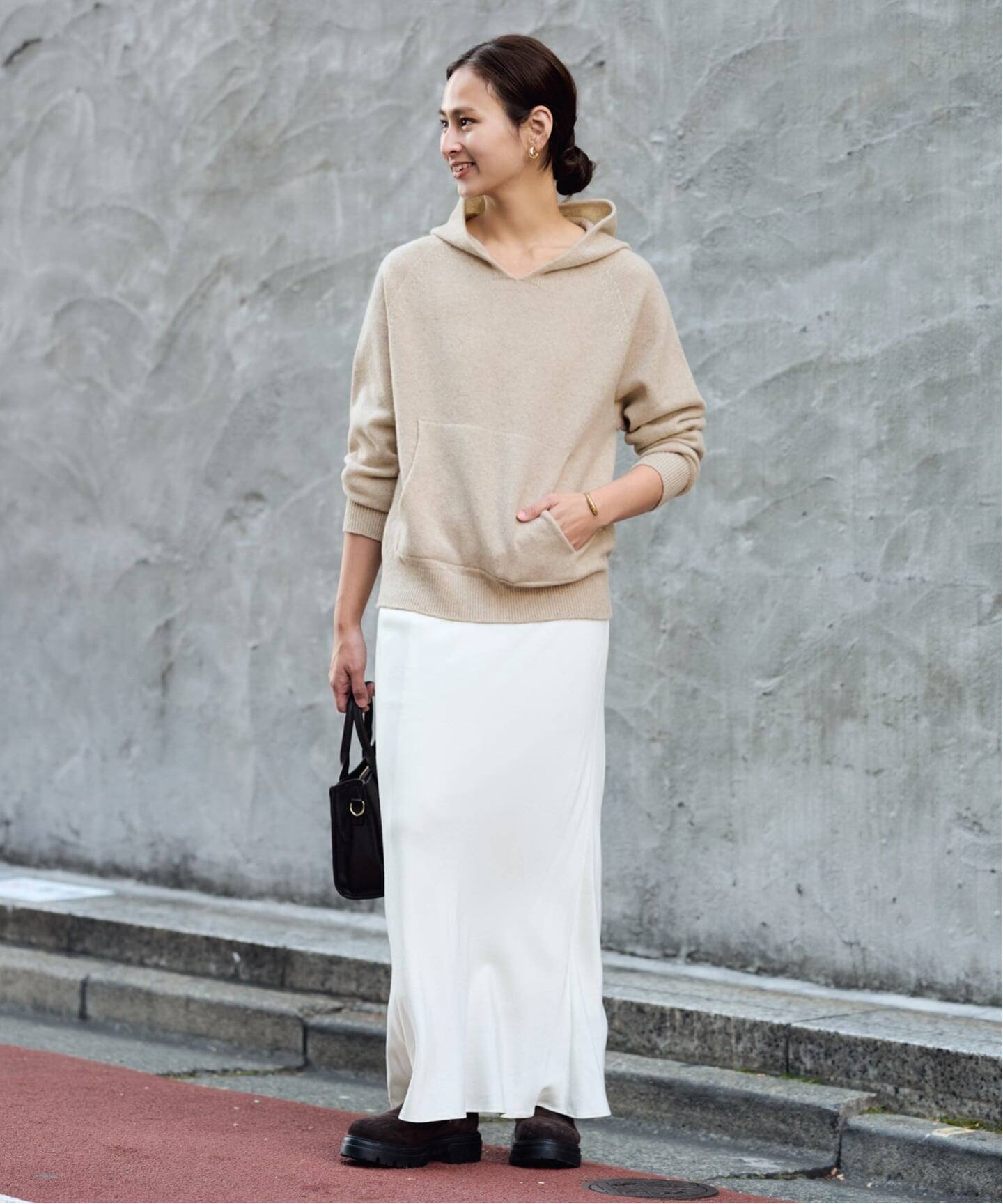 FRAMeWORK｜≪追加≫圧縮ウールフードプルオーバー | Rakuten Fashion