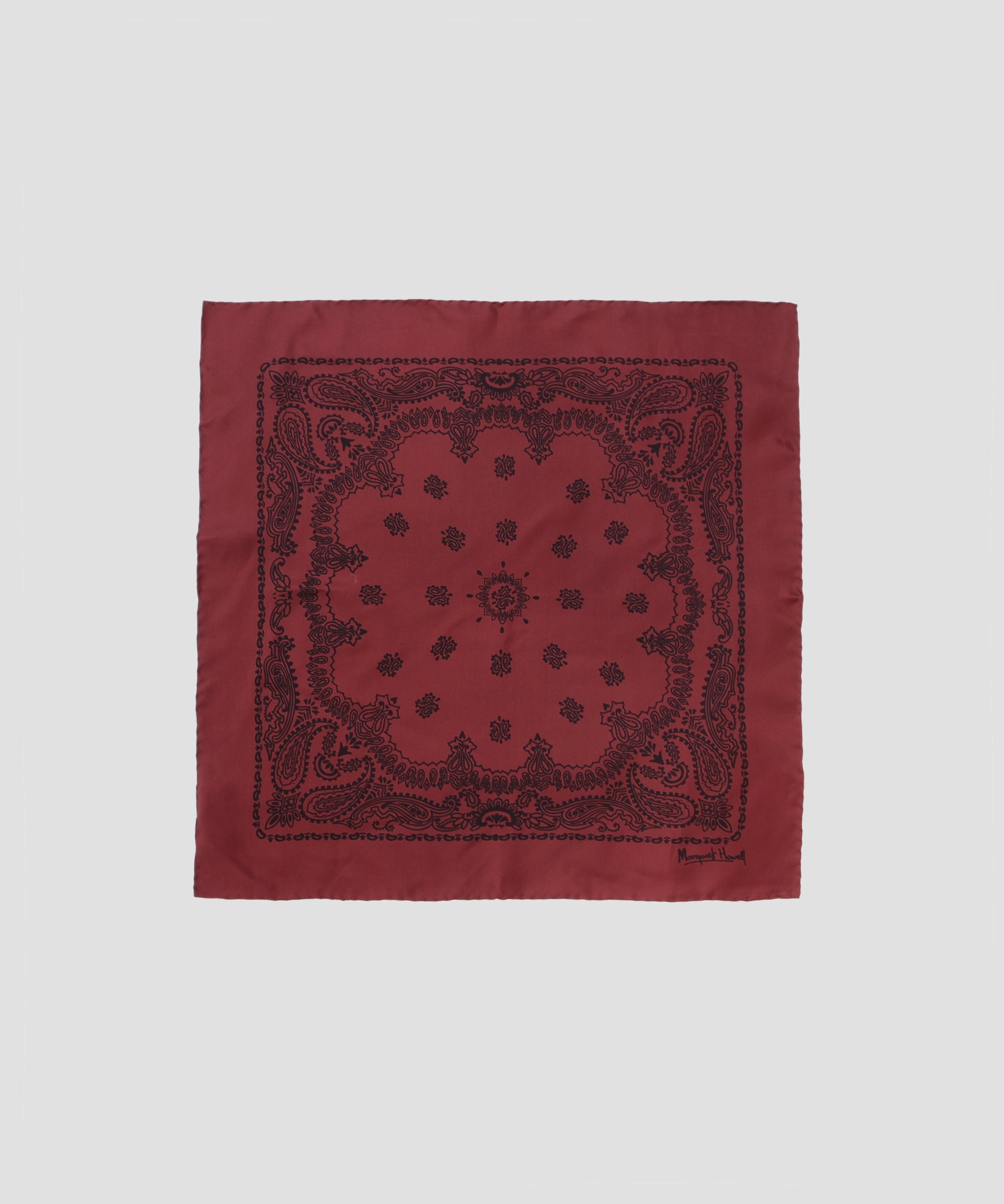 MARGARET HOWELL｜SILK TWILL PAISLEY BANDANA | Rakuten Fashion(楽天