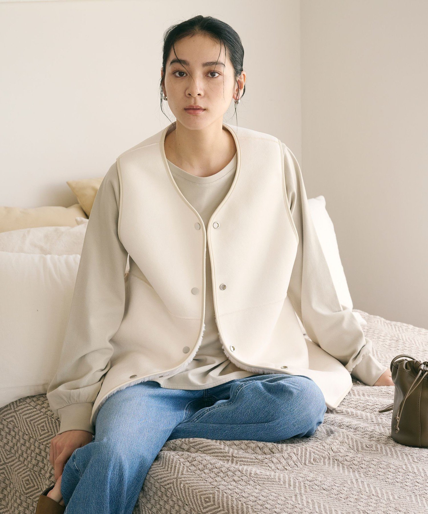 BEAUTY&YOUTH UNITED ARROWS｜【WEB限定】ボア*フェイクムートン
