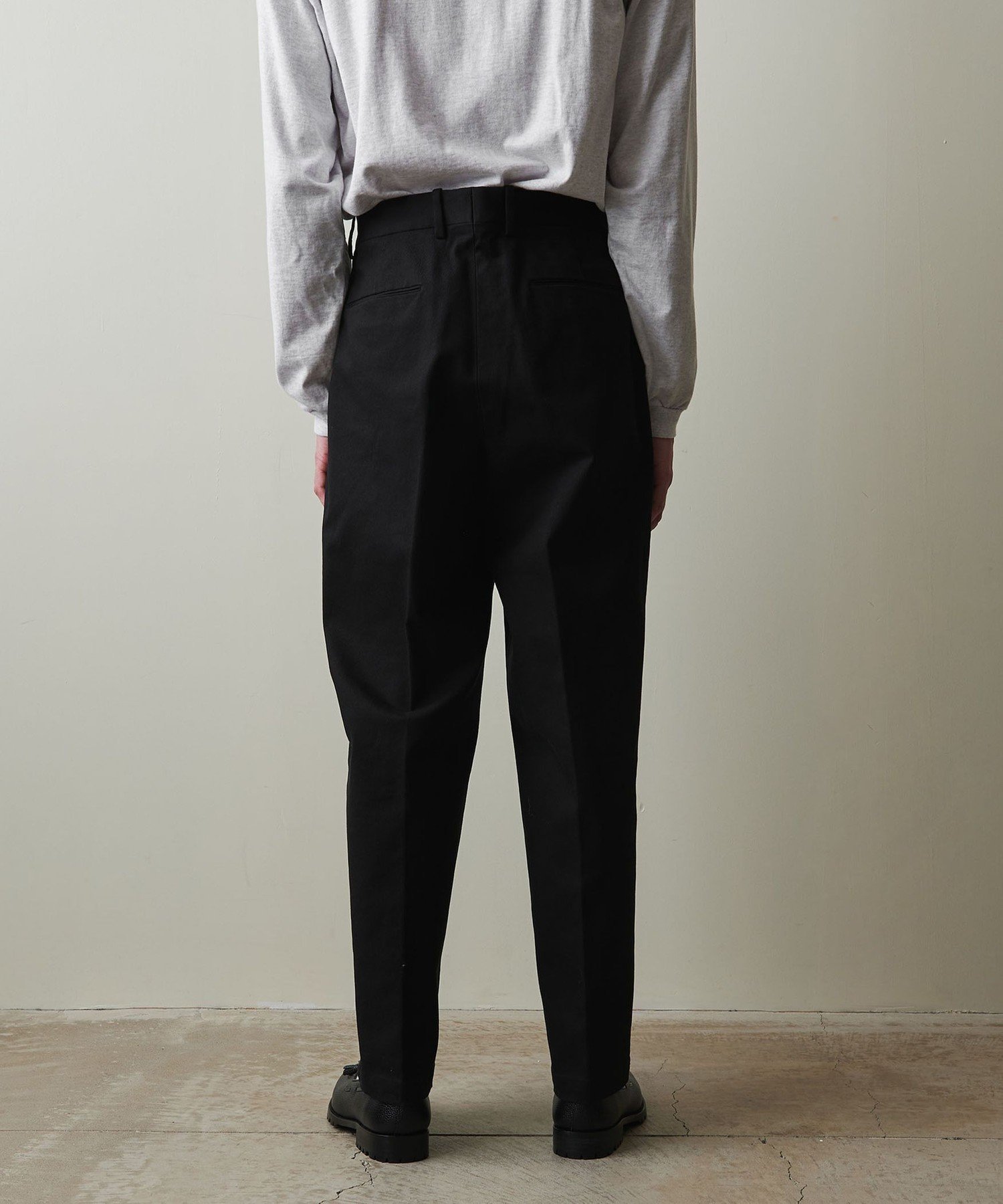 ＜Steven Alan＞ ドリル インツープリーツ ドレス トラウザーズ セール】＜Steven Alan＞ ドリル インツープリーツ ドレス トラウザー