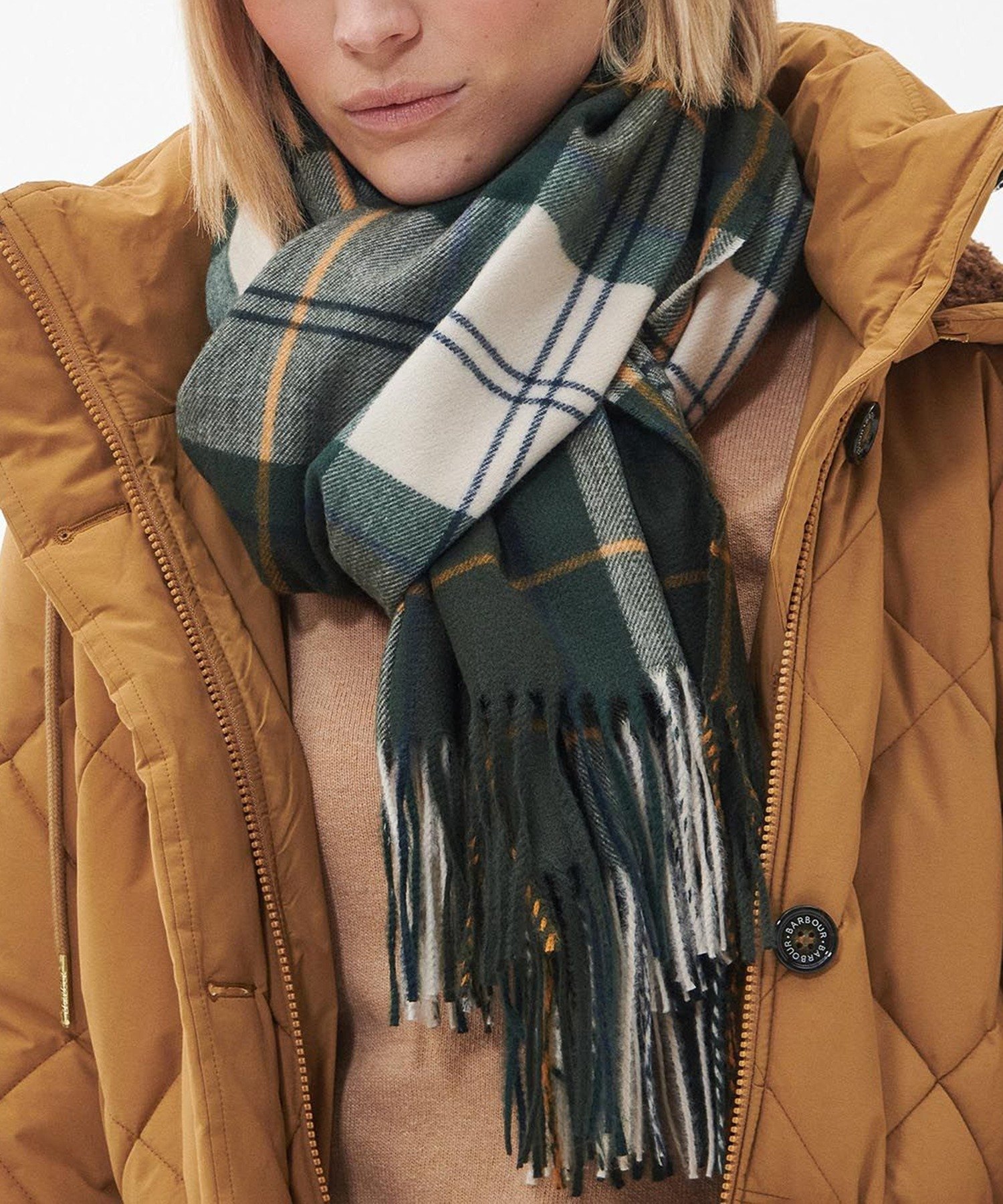 SETUP7｜Barbour/Barbour hailestartan scarf/バブアー ウール