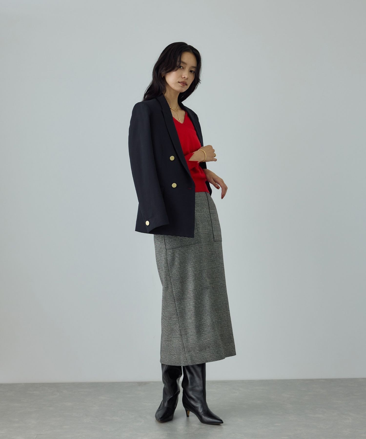 ROPE'｜ストレッチ金ボタンブレザージャケット | Rakuten Fashion(楽天